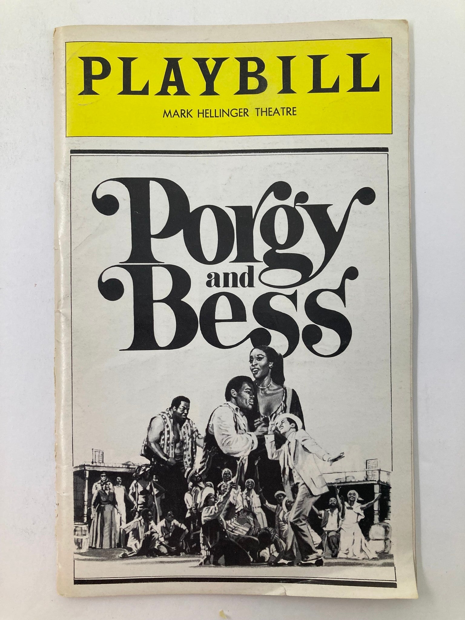 1977 Playbill Mark Helinger Theatre Donnie Ray Albert in Porgy and Bess