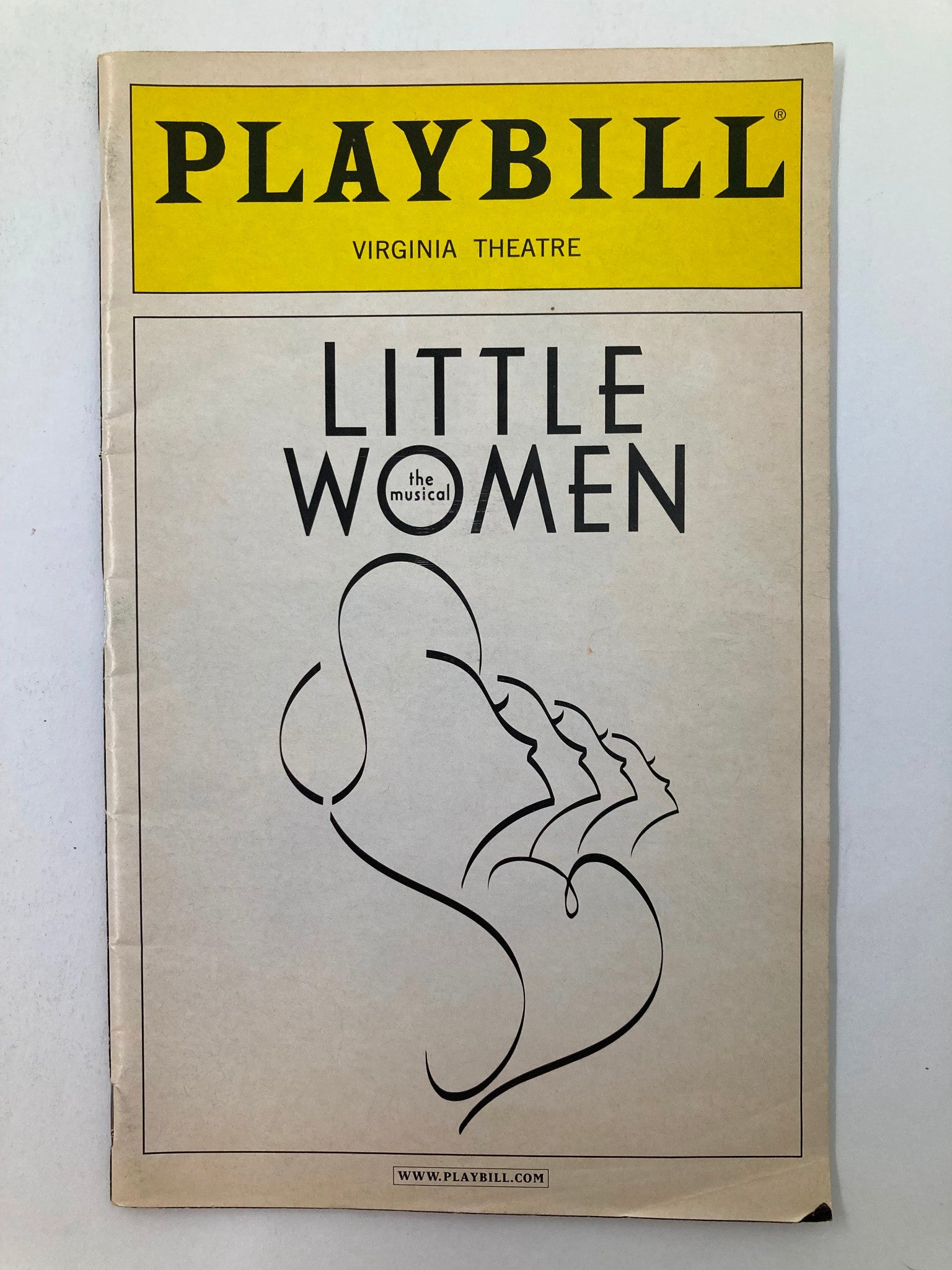 2005 Playbill Virginia Theatre Sutton Foster, Janet Carroll in Little Women