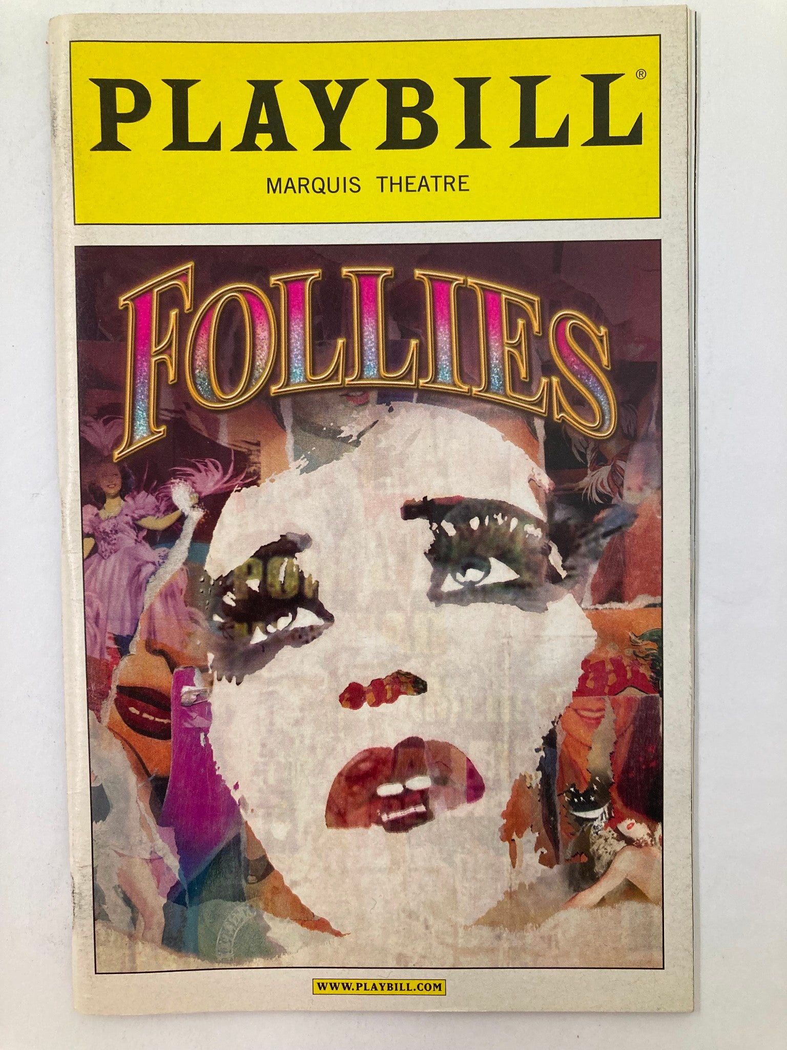 2011 Playbill Marquis Theatre Don Correia, Rosalind Elias in Follies