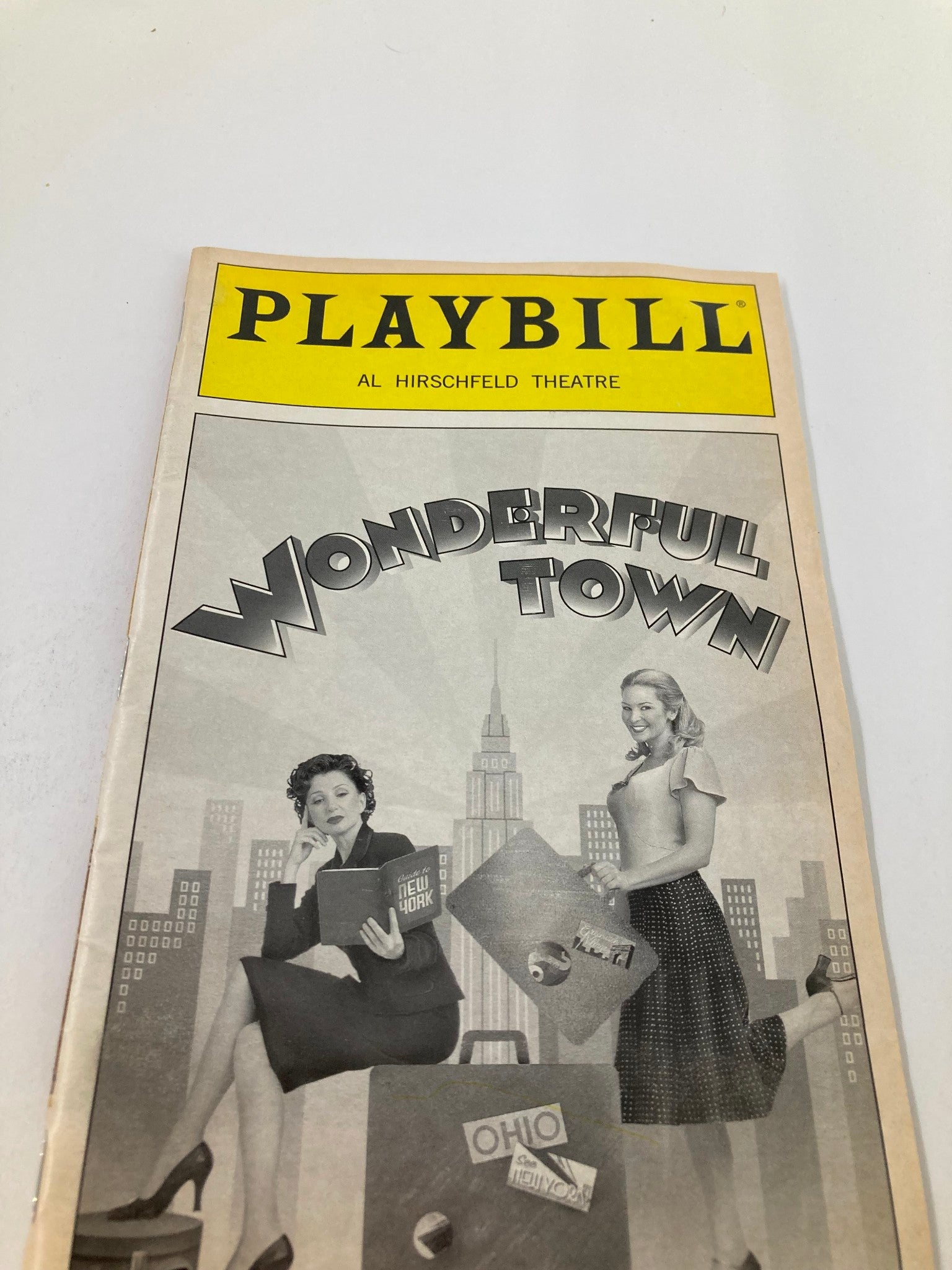 2004 Playbill Al Hirschfeld Theatre Donna Murphy in Wonderful Town