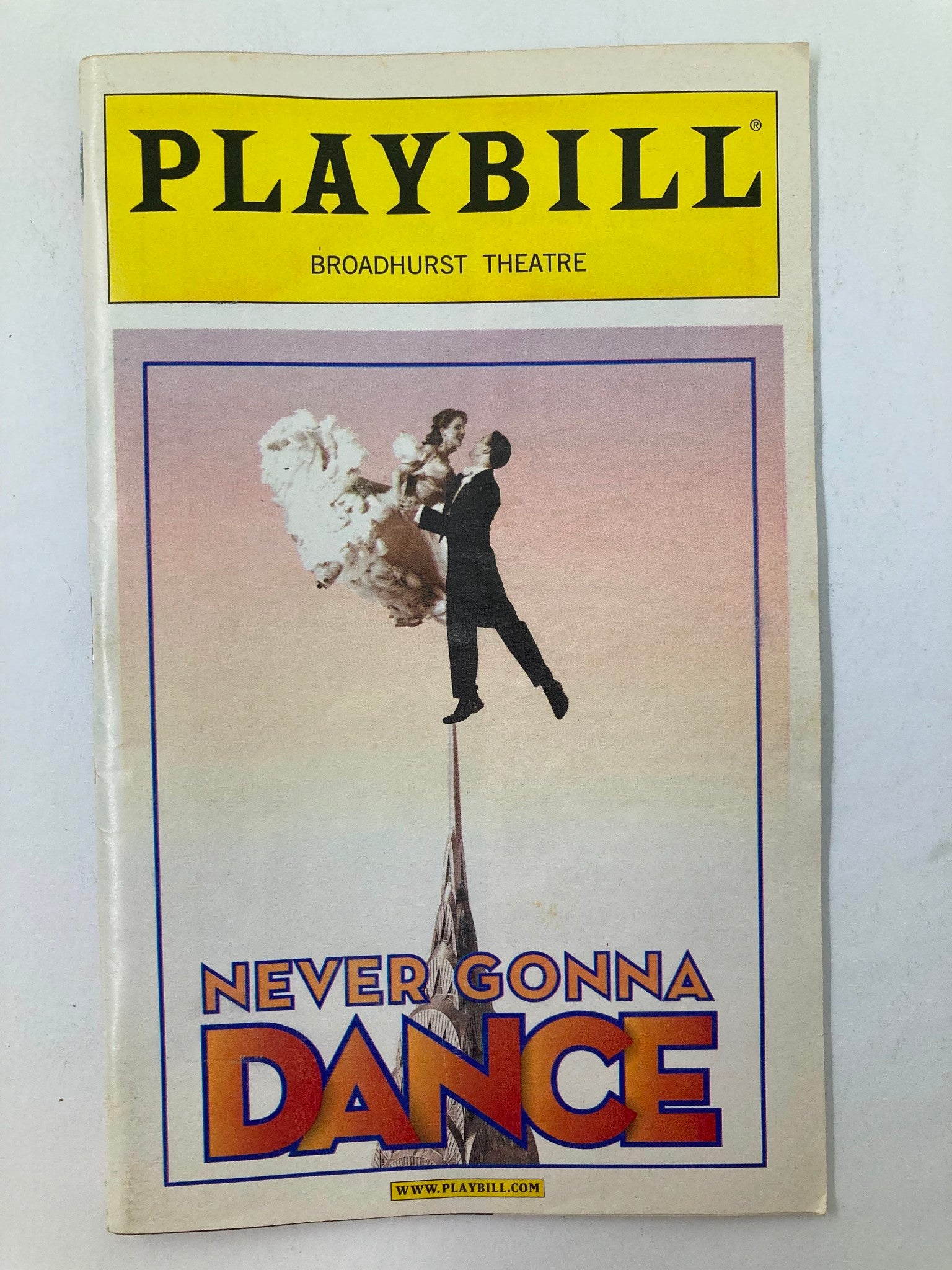 2003 Playbill Broadhurst Theatre Johnny Mercer in Never Gonna Dance