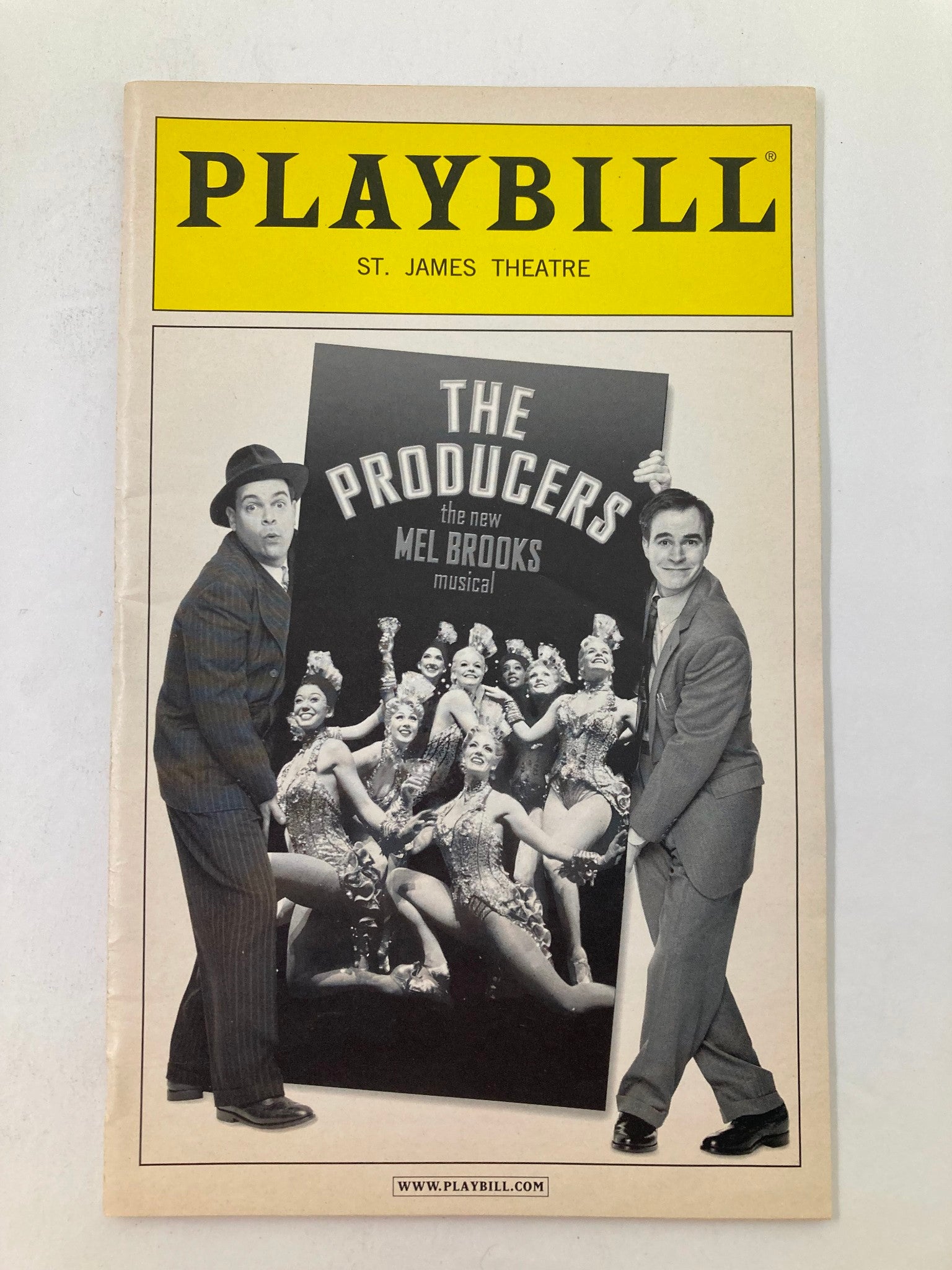 2003 Playbill St. James Theatre The Producers The New Mel Brooks