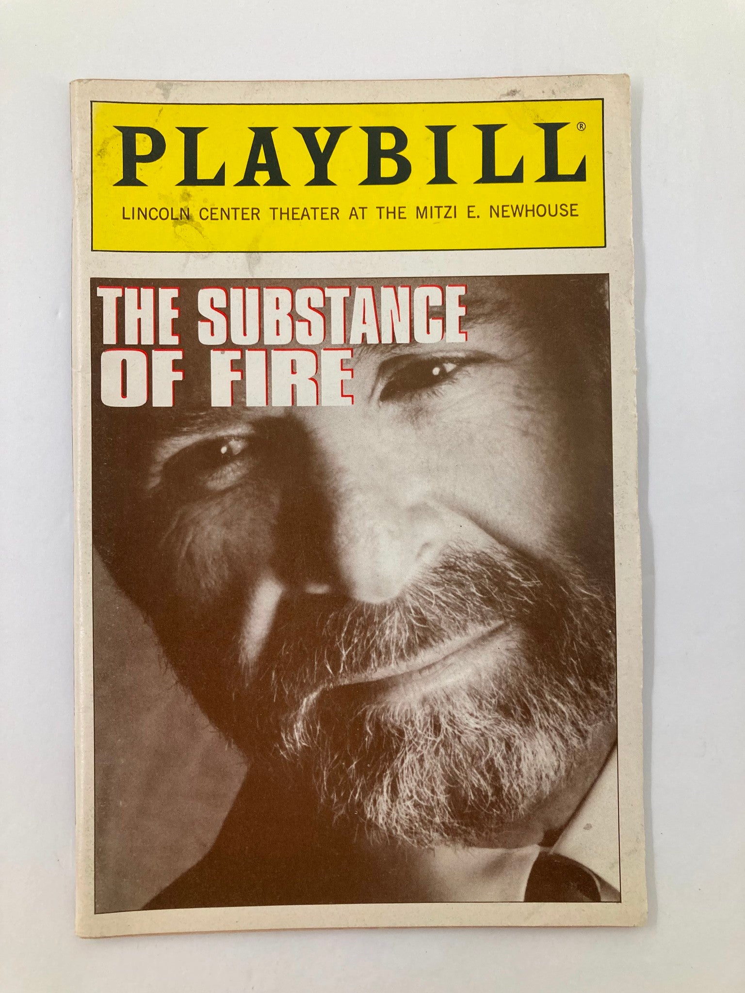 1992 Playbill The Mitzi E. Newhouse Patrick Breen in The Substance of Fire