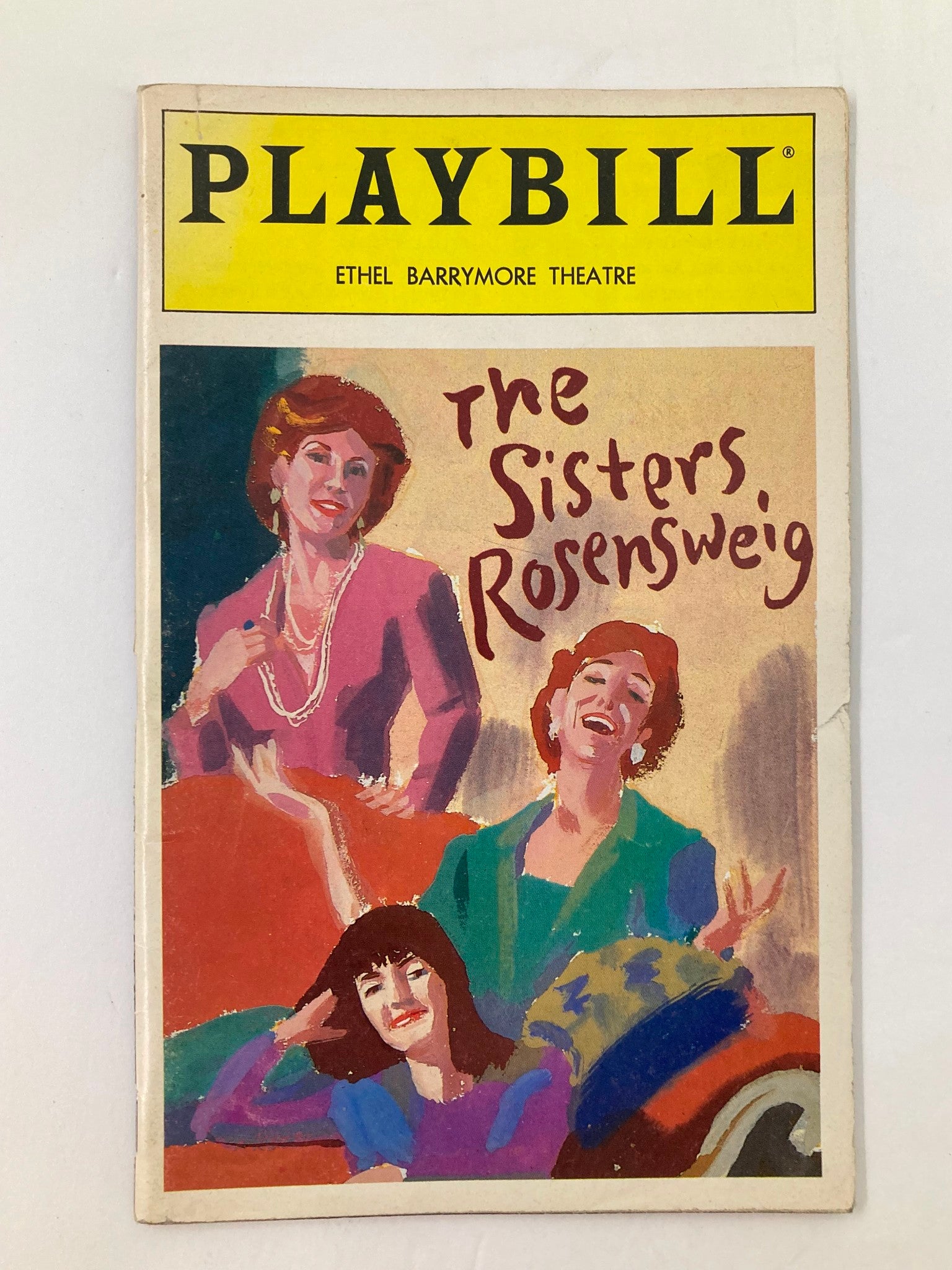 1993 Playbill Ethel Barrymore Theatre Jane Alexander in The Sister Rosensweig