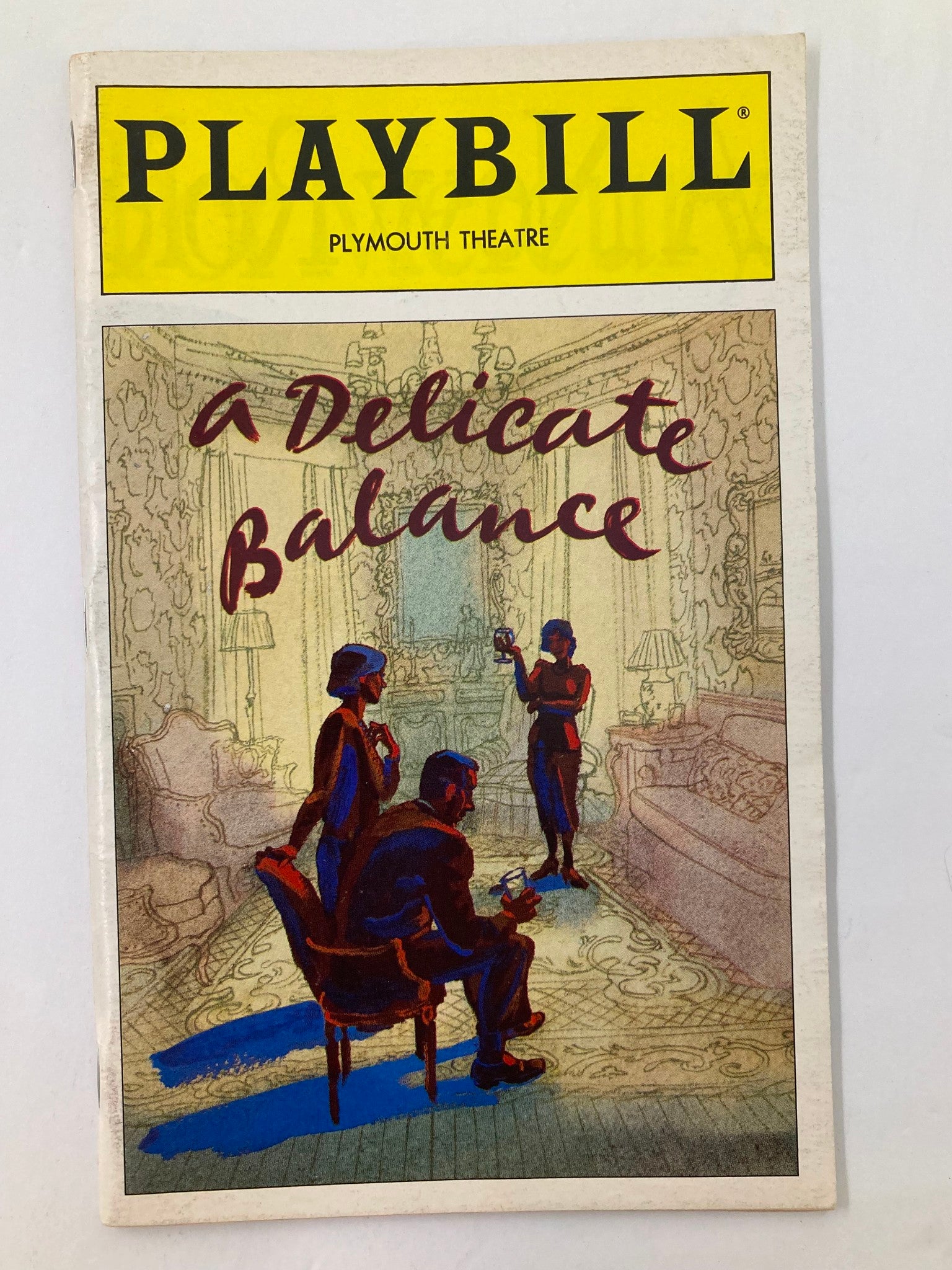 1996 Playbill Plymouth Theatre Elaine Stritch Edward Albee's A Delicate Balance