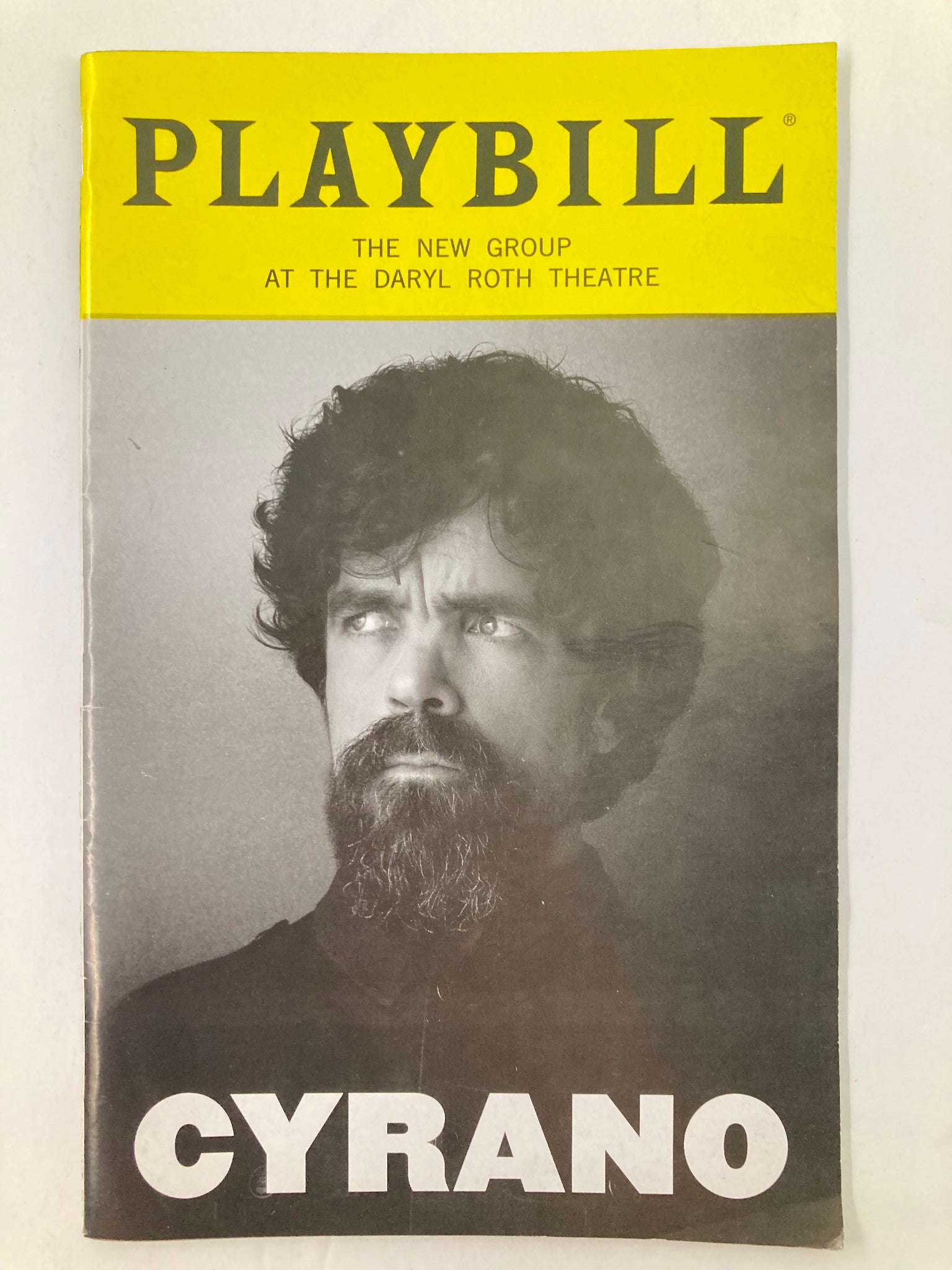 2019 Playbill Daryl Roth Theatre Peter Dinklage, Hillary Fisher in Cyrano