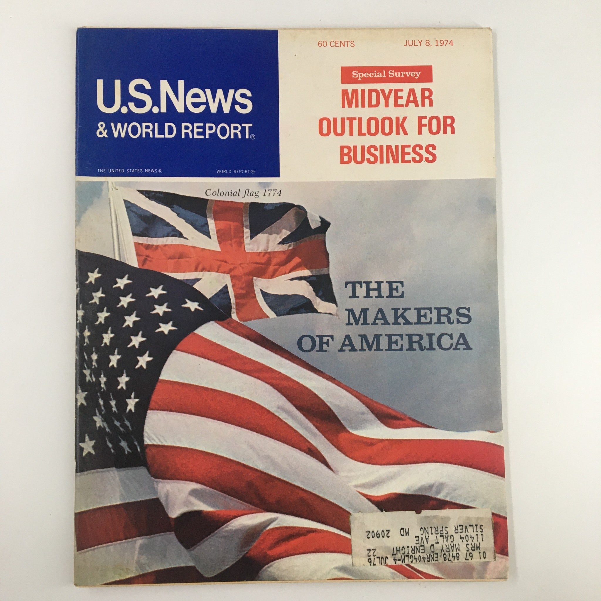 US News & World Report Magazine July 8 1974 Midyear Outlook for Business