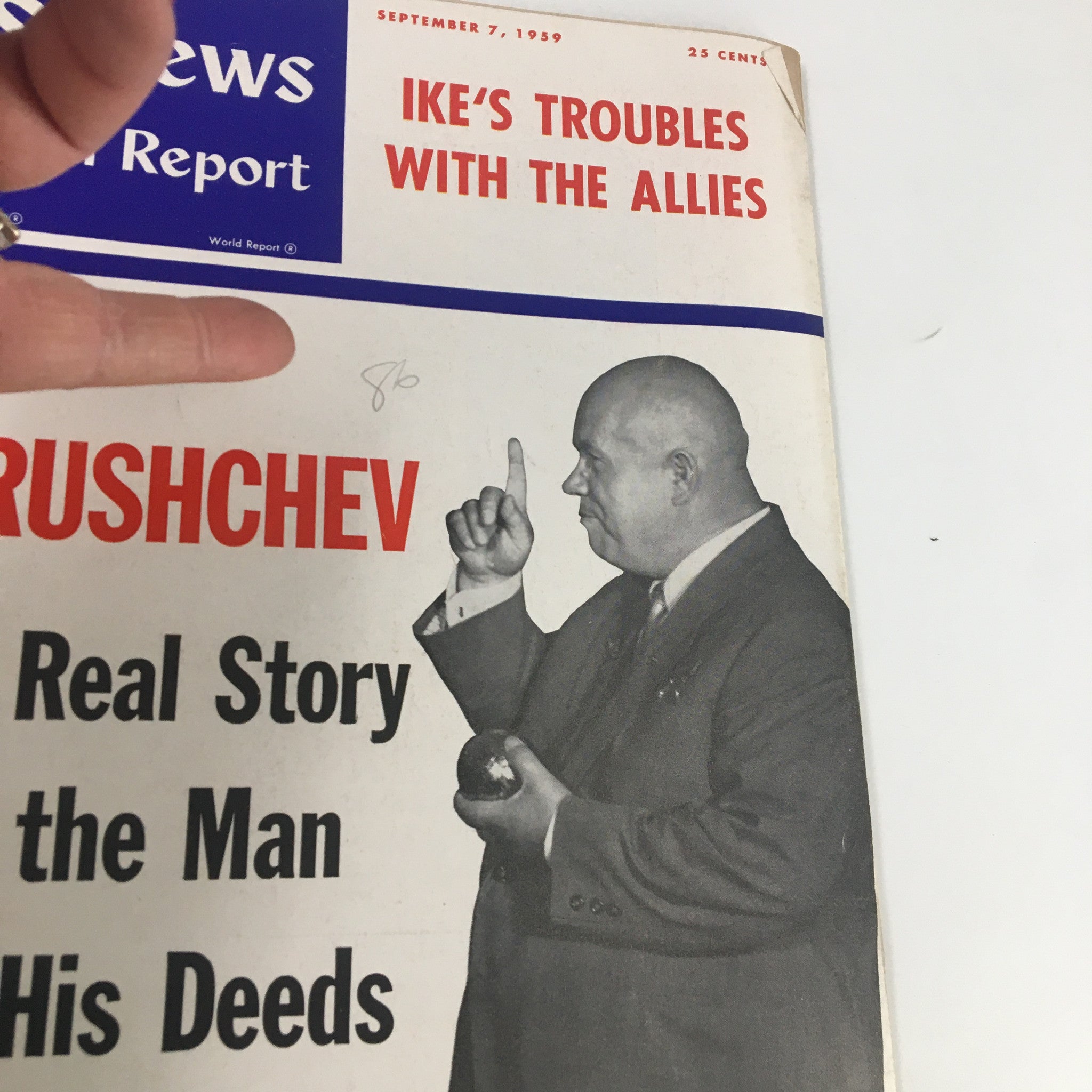 US News & World Report Magazine September 7 1959 Nikita Khrushchev Real Story