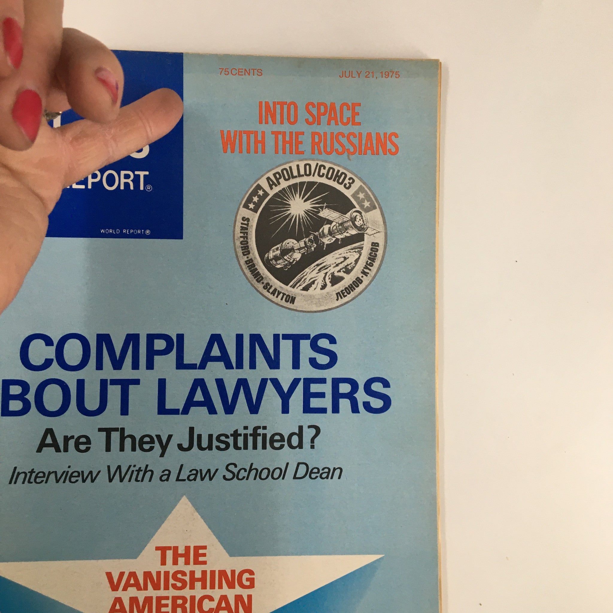 US News & World Report Magazine July 21 1975 Complaints About Lawyers