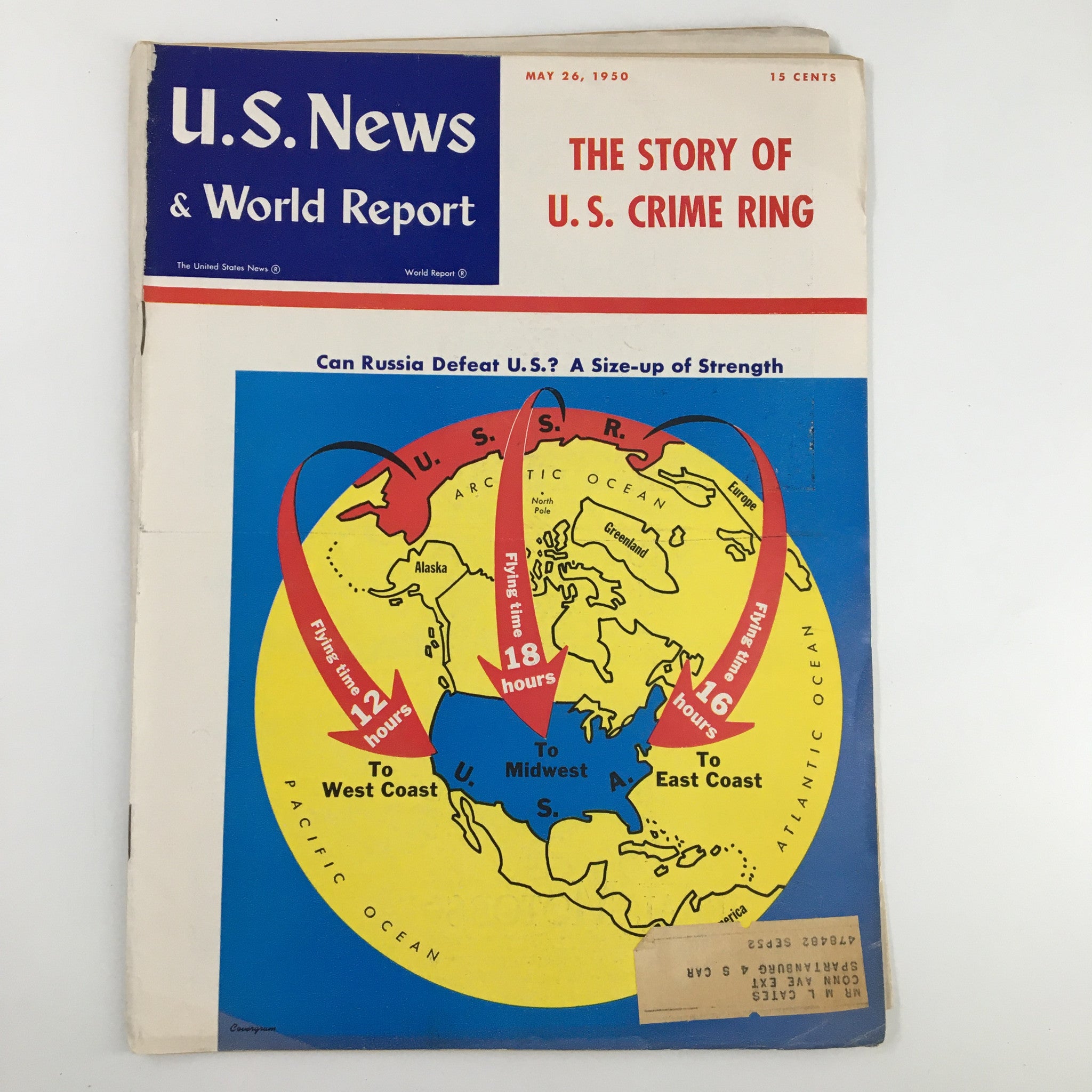 US News & World Report Magazine May 26 1950 The Story of U.S. Crime Ring