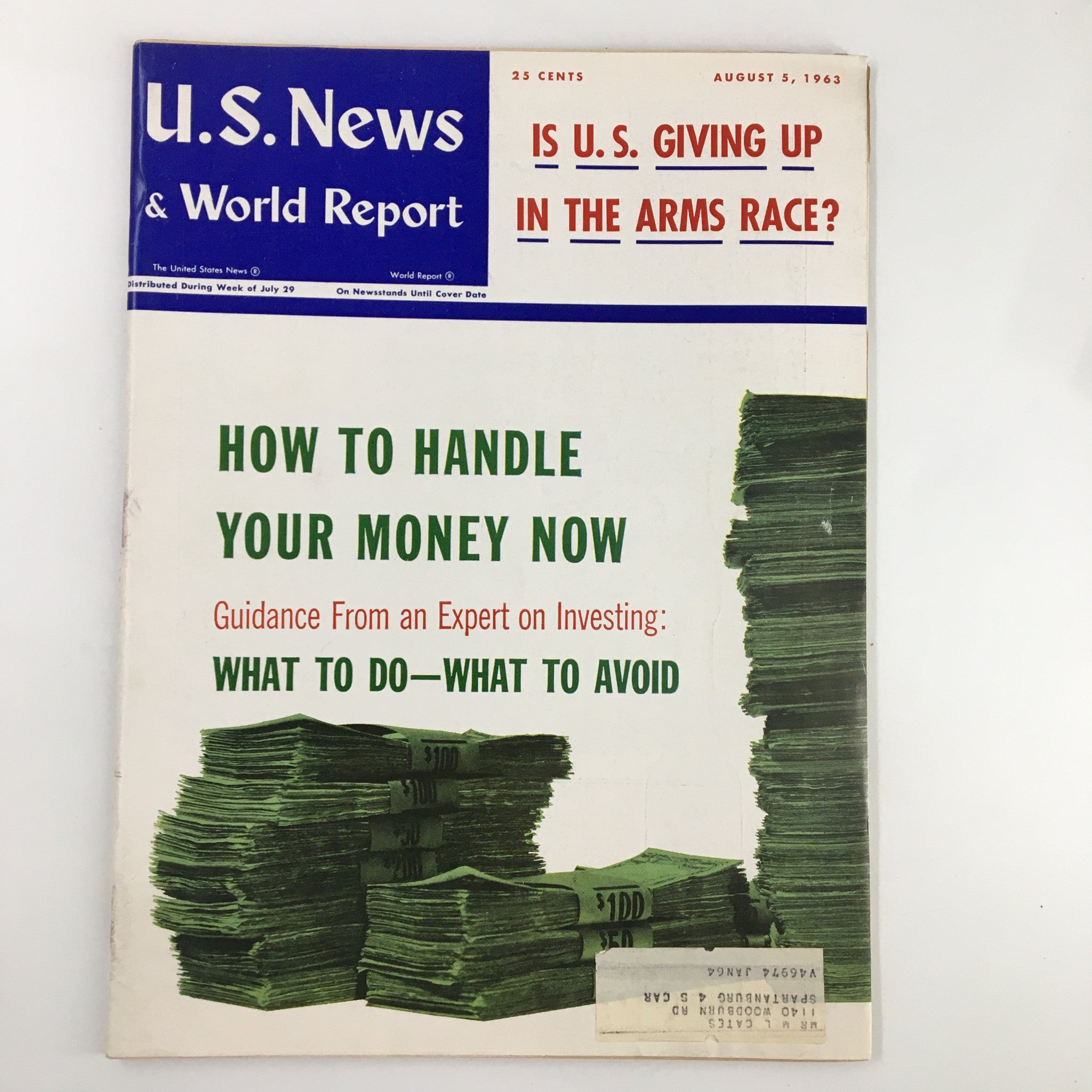 US News & World Report Magazine August 5 1963 What To Do & What To Avoid