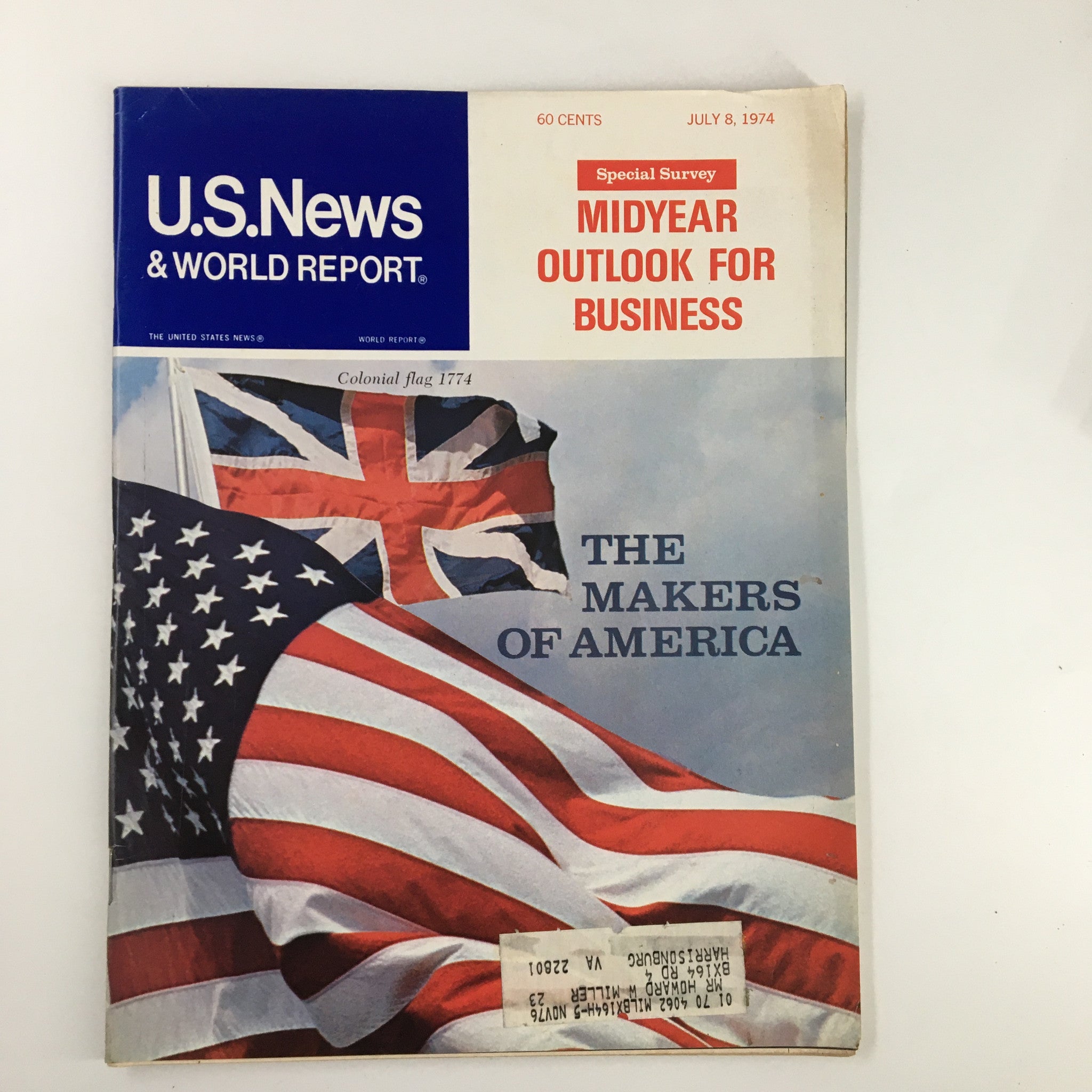 US News & World Report Magazine July 8 1974 Midyear Outlook for Business