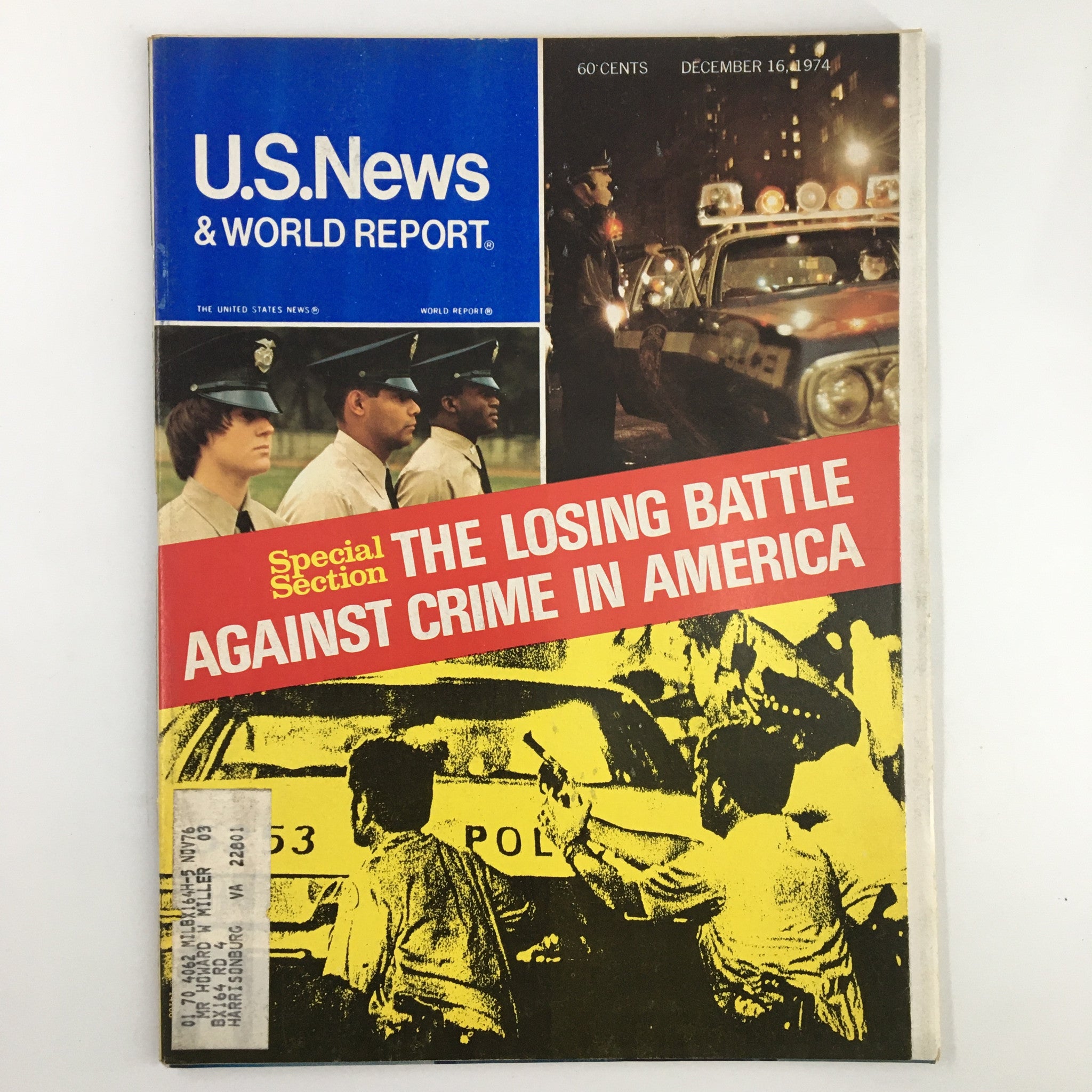 US News & World Report Magazine December 16 1974 The Losing Battle Against Crime