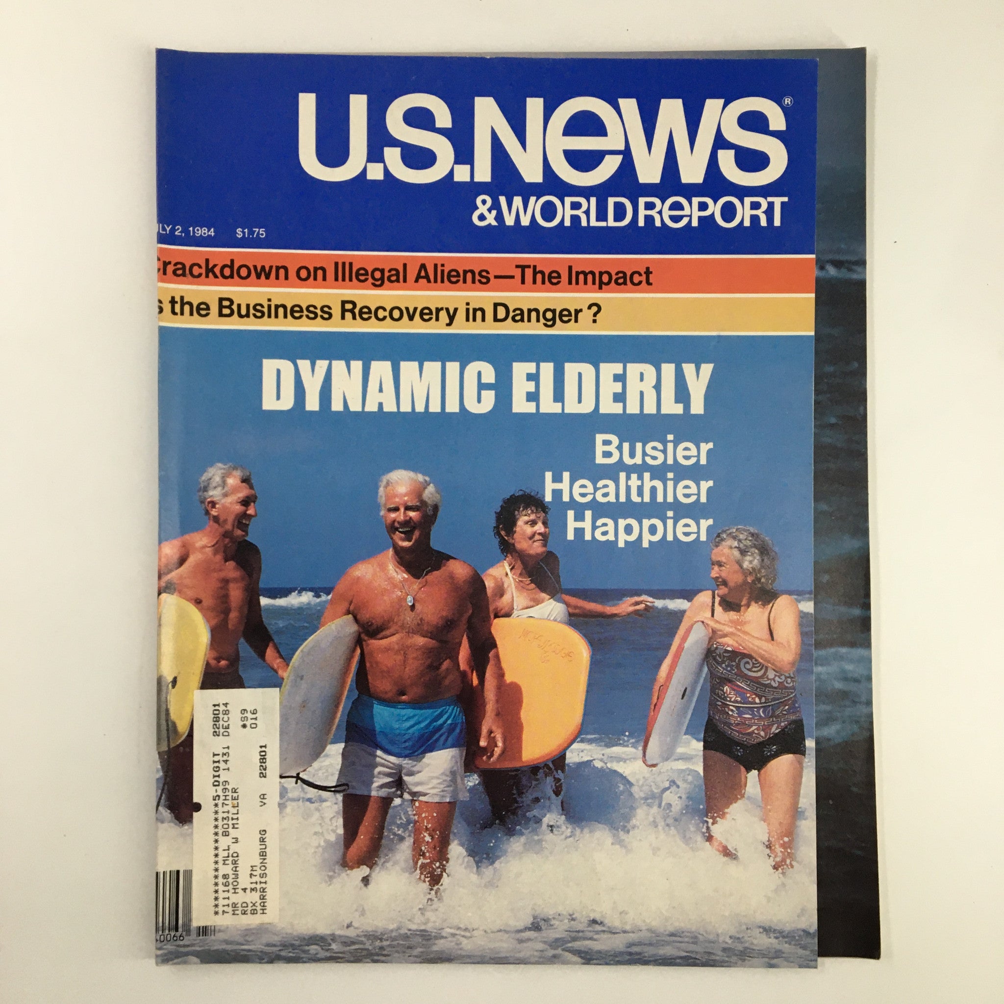 US News & World Report Magazine July 2 1984 Crackdown on Illegal Aliens