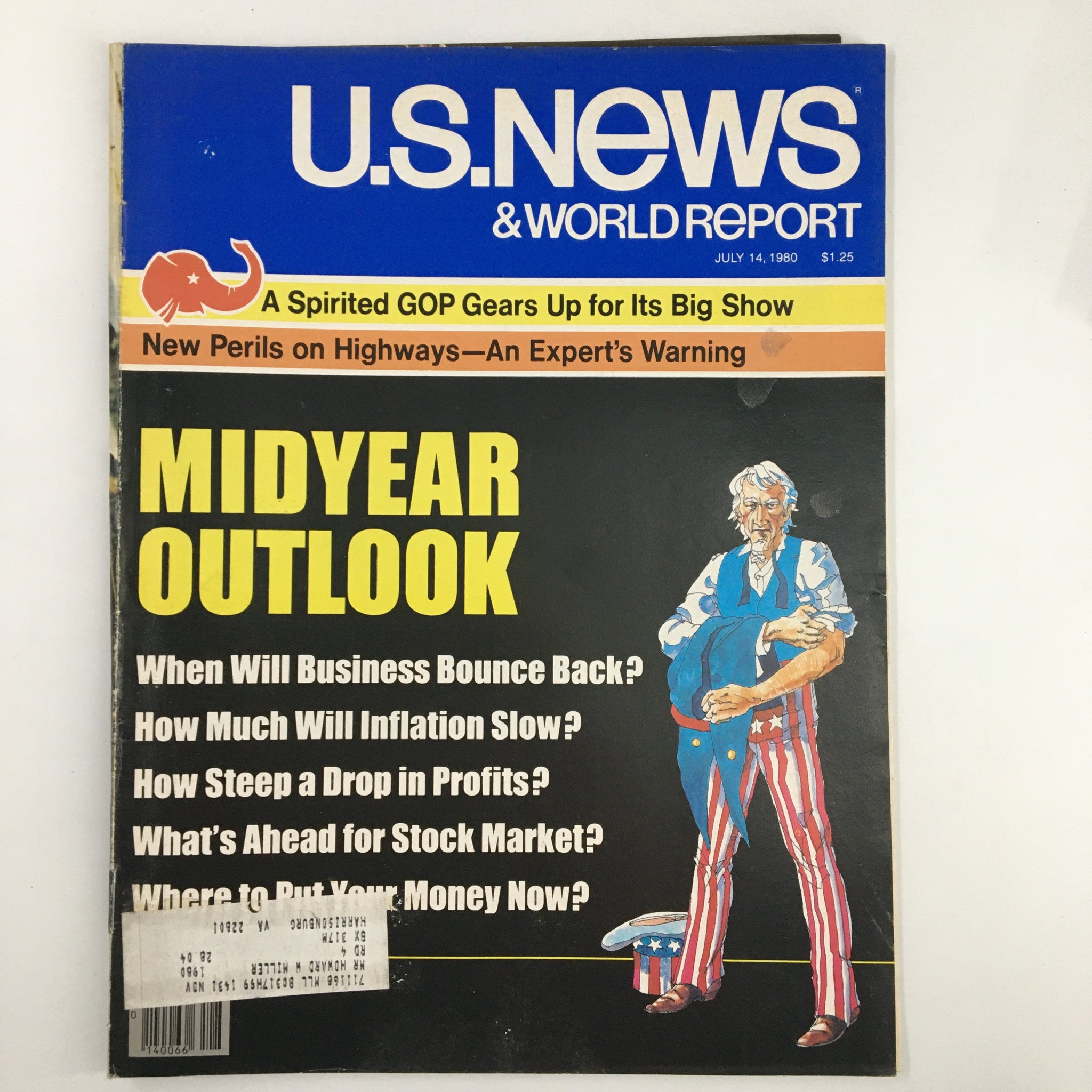 US News & World Report Magazine July 14 1980 When Will Business Bounce Back?