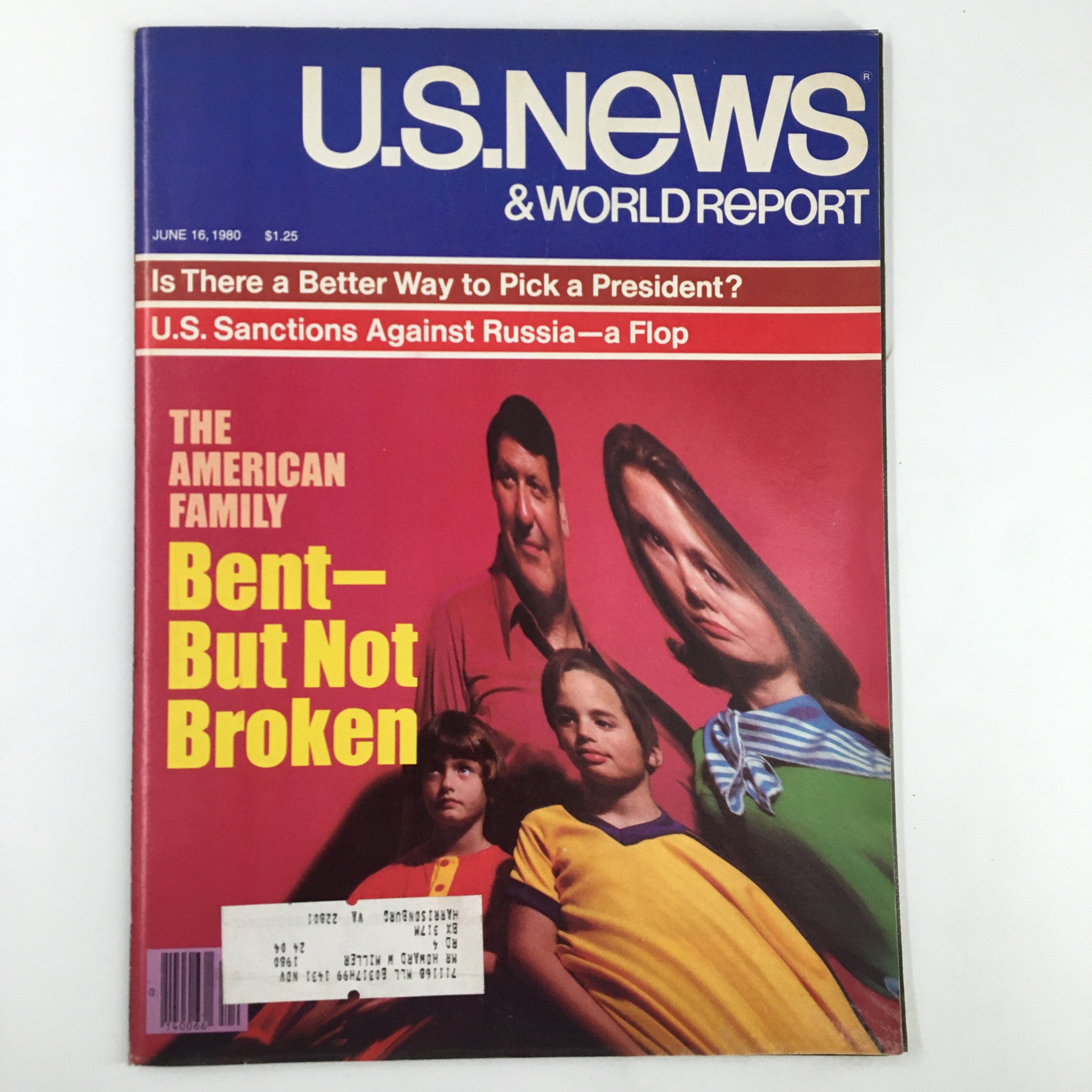 US News & World Report Magazine June 16 1980 American Family Bent But Not Broken