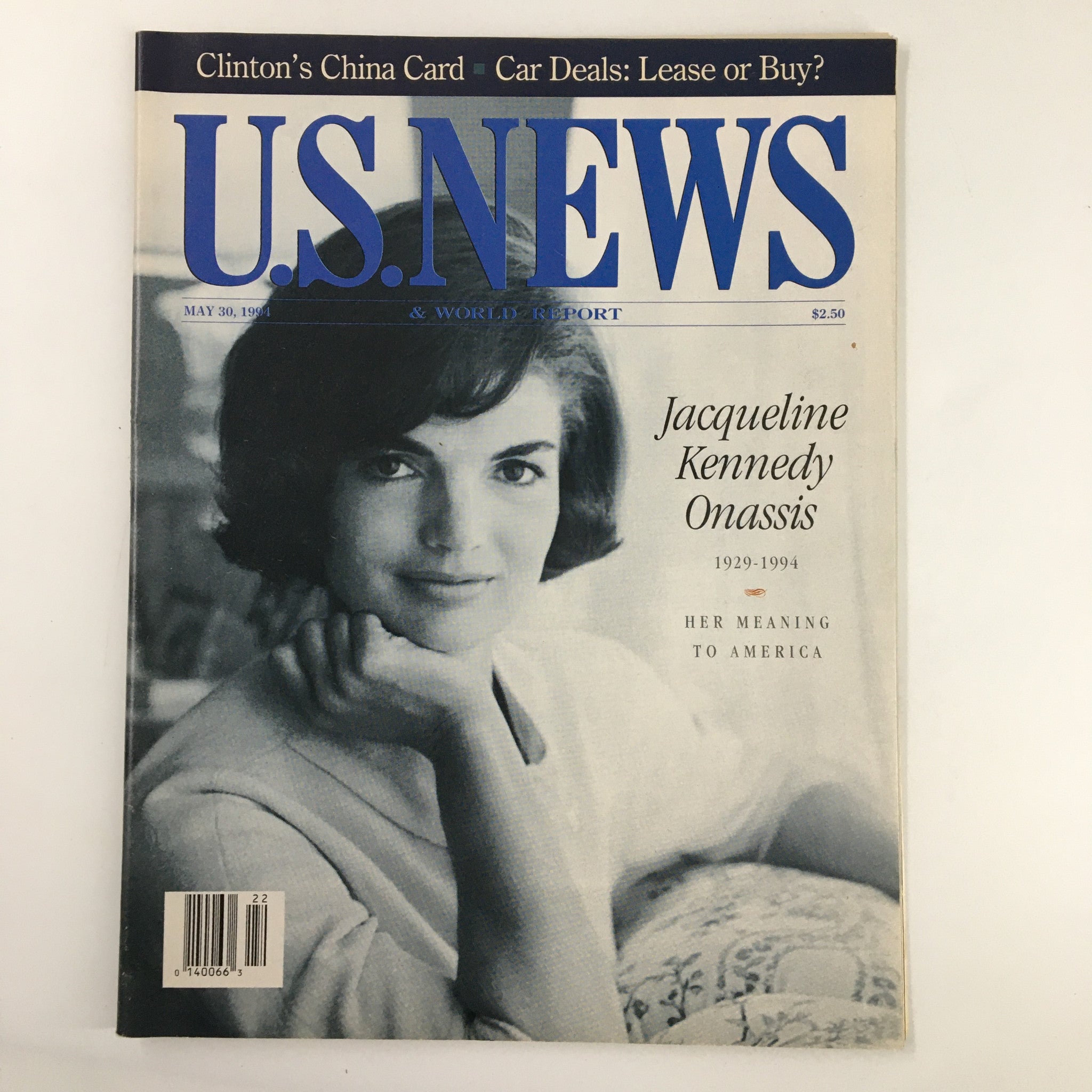 US News & World Report Magazine May 30 1994 Jacqueline Kennedy Onassis Memoir