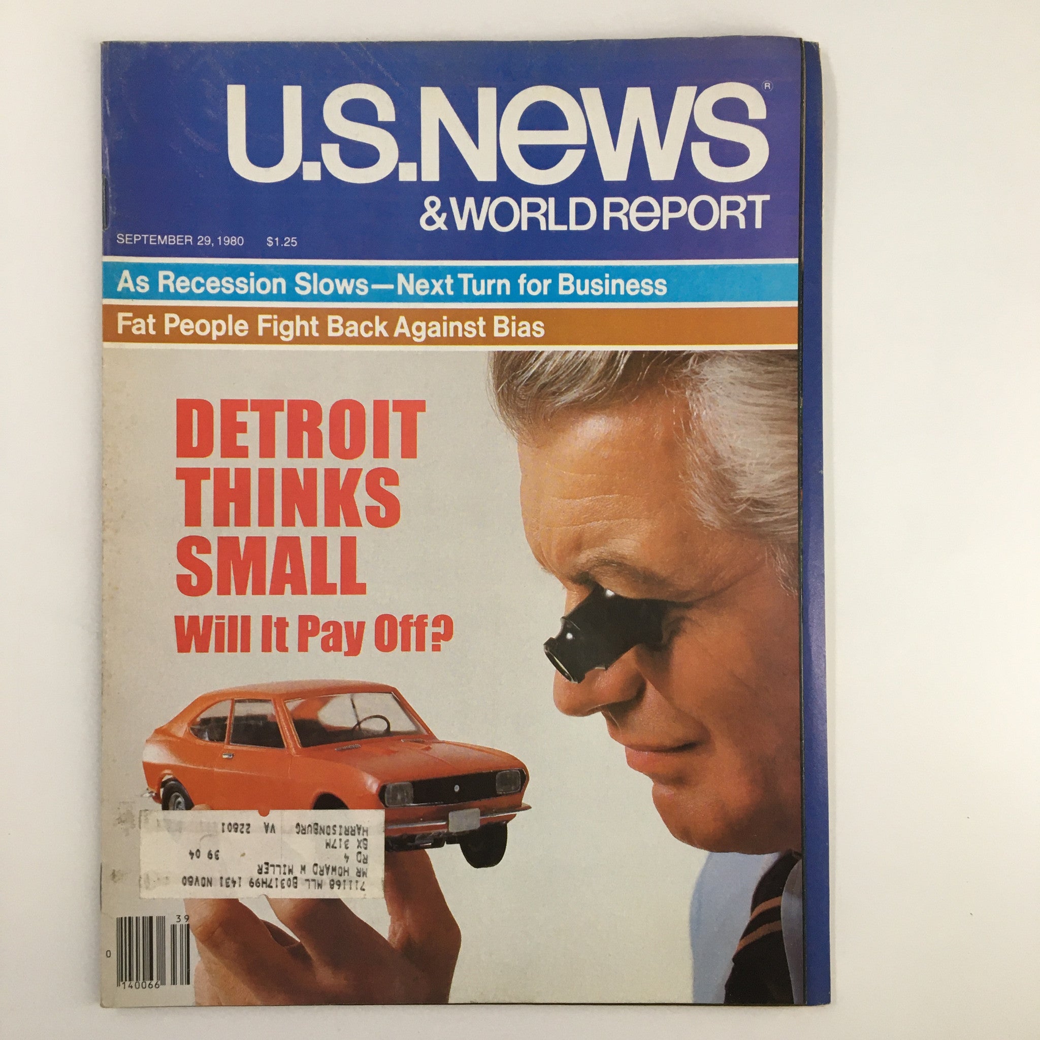 US News & World Report Magazine September 29 1980 Fat People Fight Back at Bias