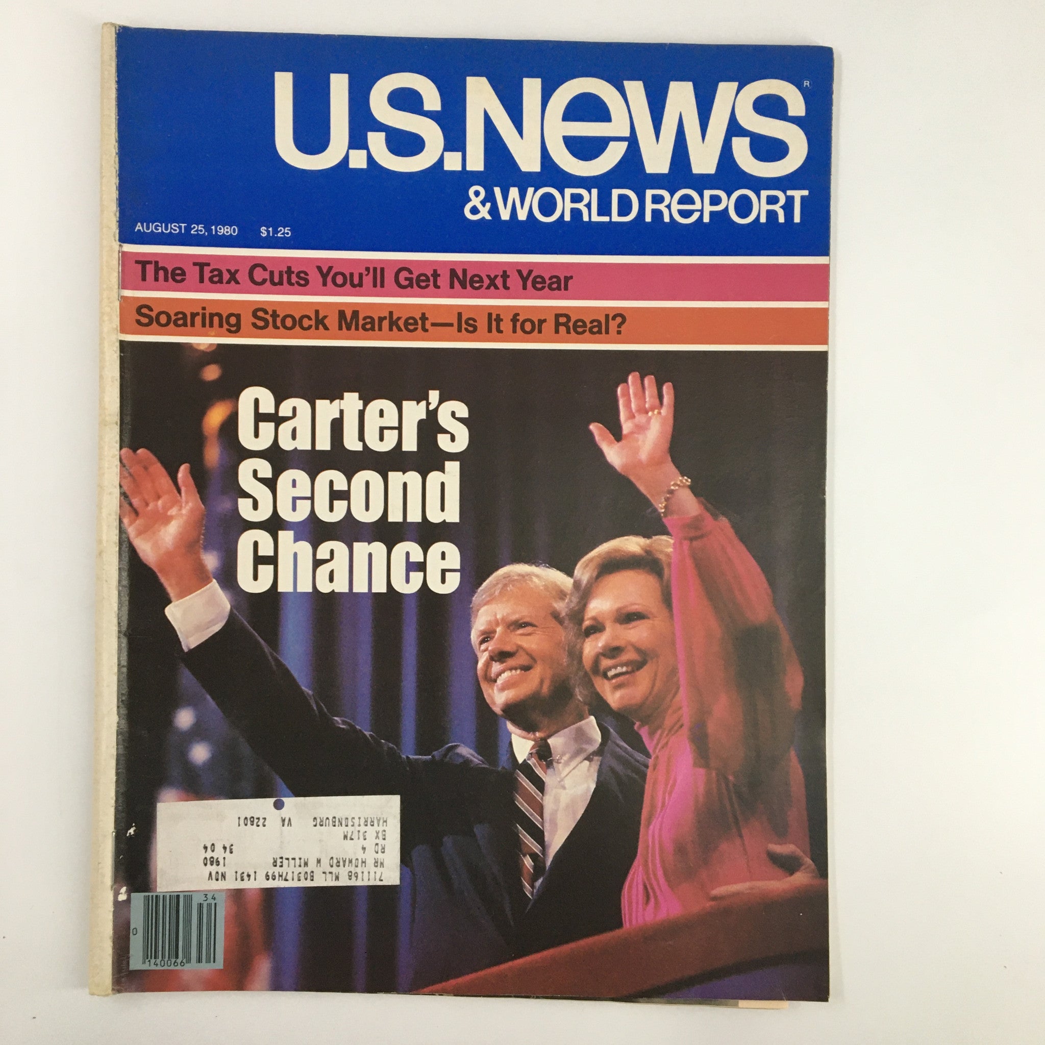 US News & World Report Magazine August 25 1980 Jimmy Carter's Second Chance