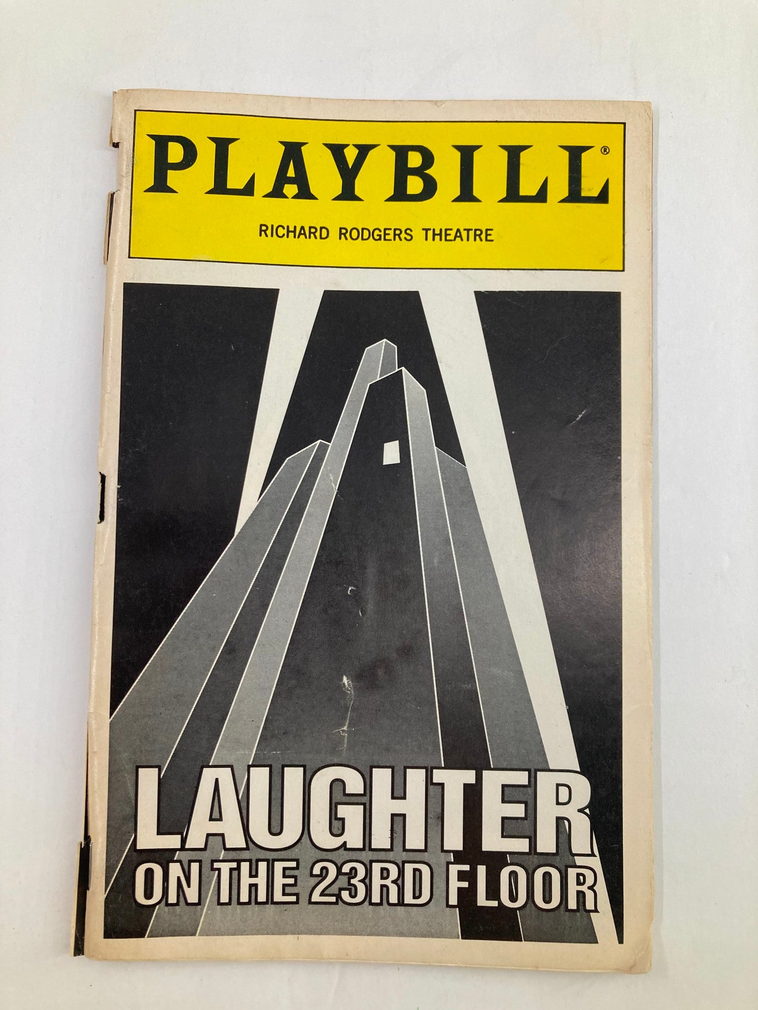 1993 Playbill Richard Rodgers Theatre Nathan Lane in Laughter on the 23rd Floor