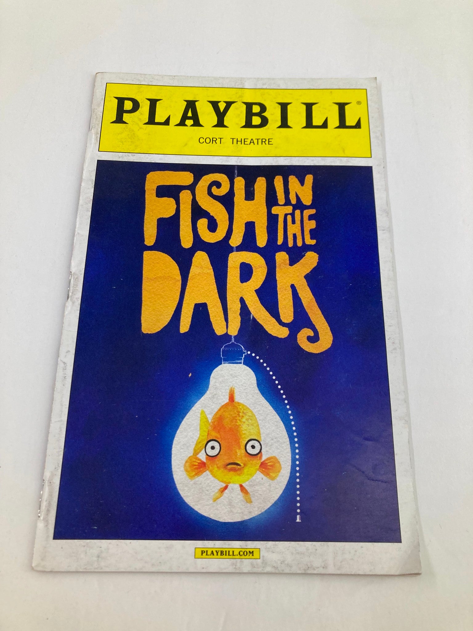 2015 Playbill Cort Theatre Jason Alexander, Larry David's Fish in the Dark