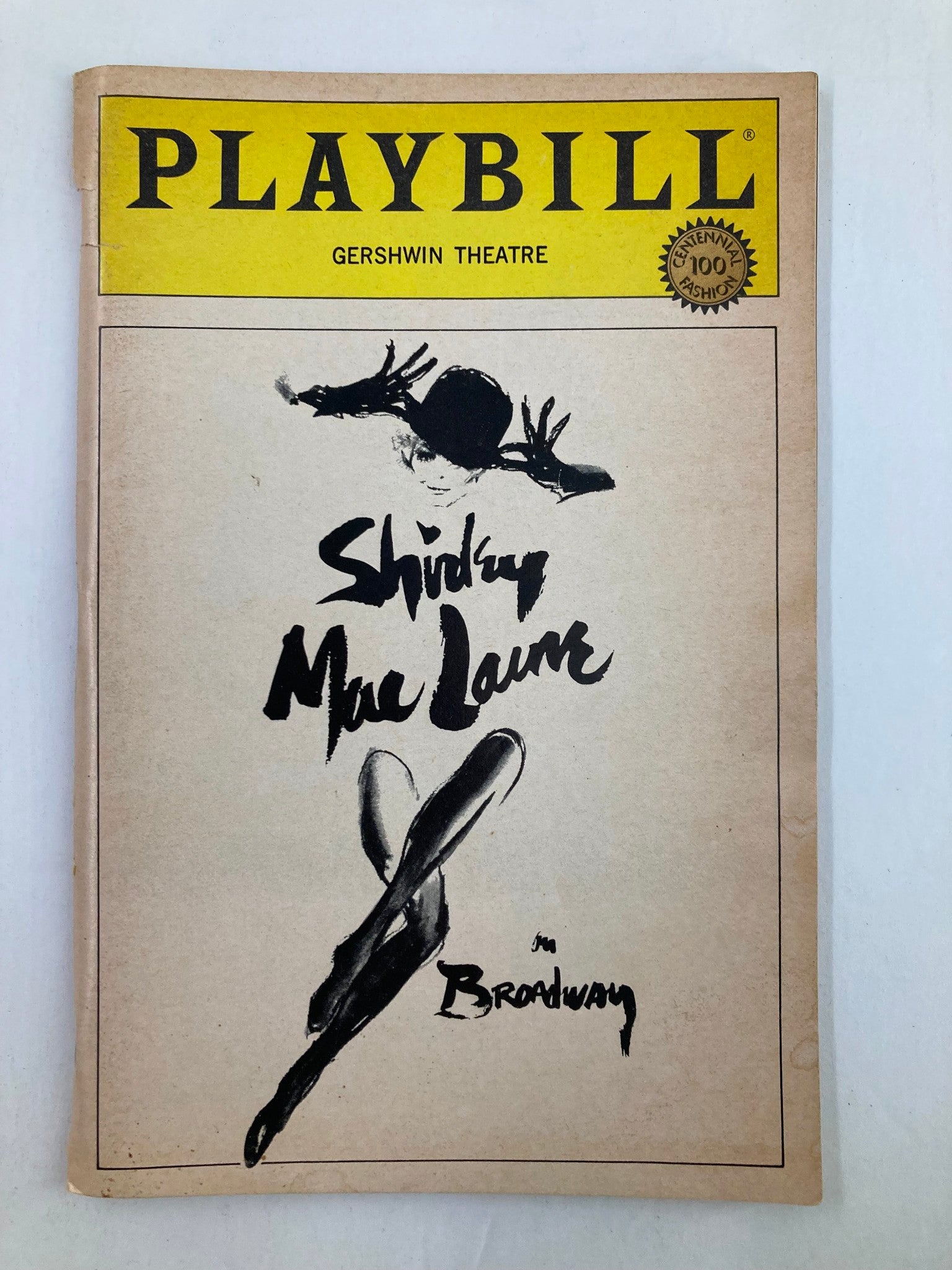 1984 Playbill Gershwin Theatre Shirley MacLaine in Broadway by Alan Johnson