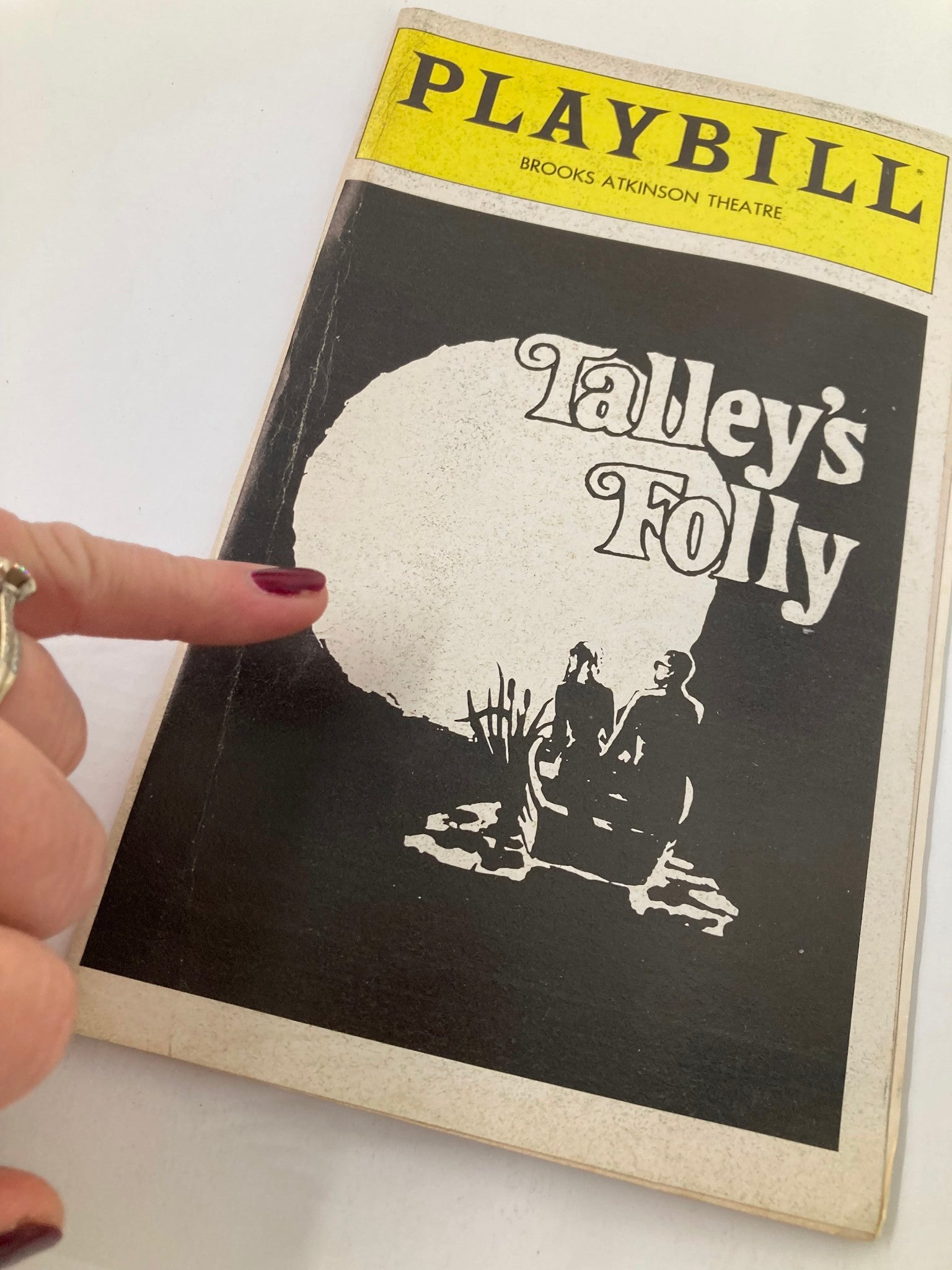 1980 Playbill Brooks Atkinson Theatre Jordan Charney in Talley's Folly