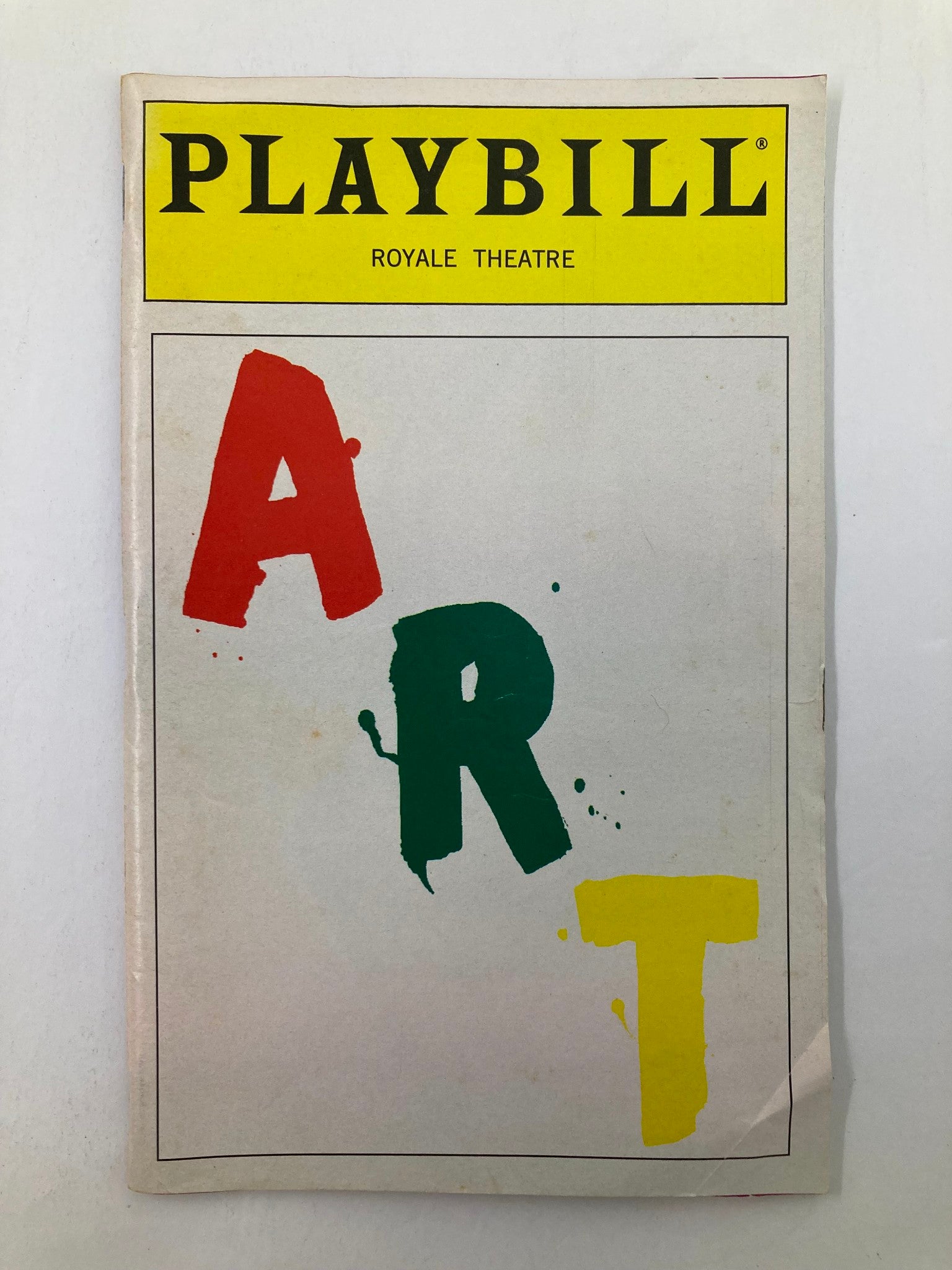 1998 Playbill Royale Theatre Alan Alda, Victor Garber in Art by Yasmina Reza