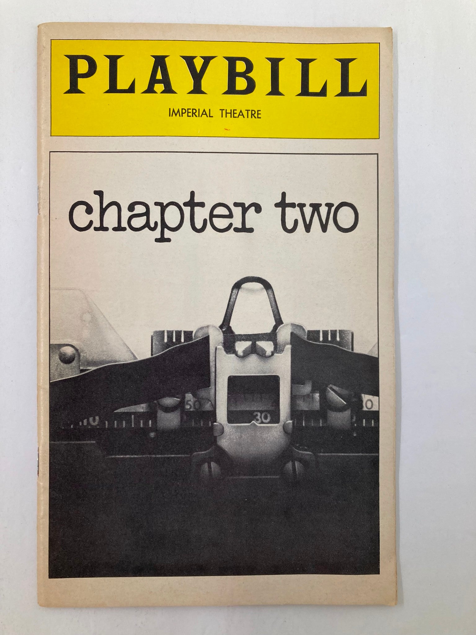 1978 Playbill Imperial Theatre Judd Hirsch, Anita Gillette in Chapter Two