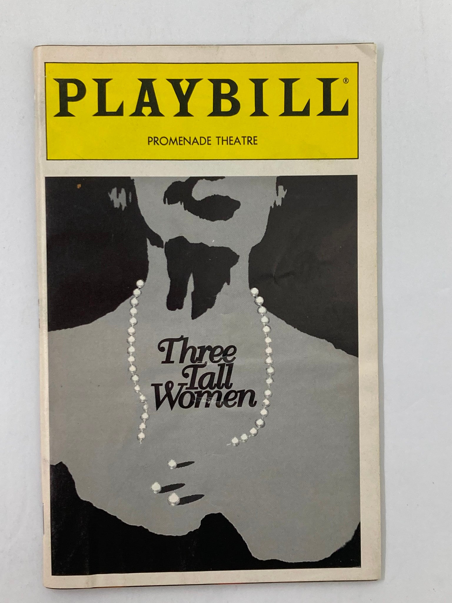 1995 Playbill The Promenade Theatre Edward Albee's Three Tall Women