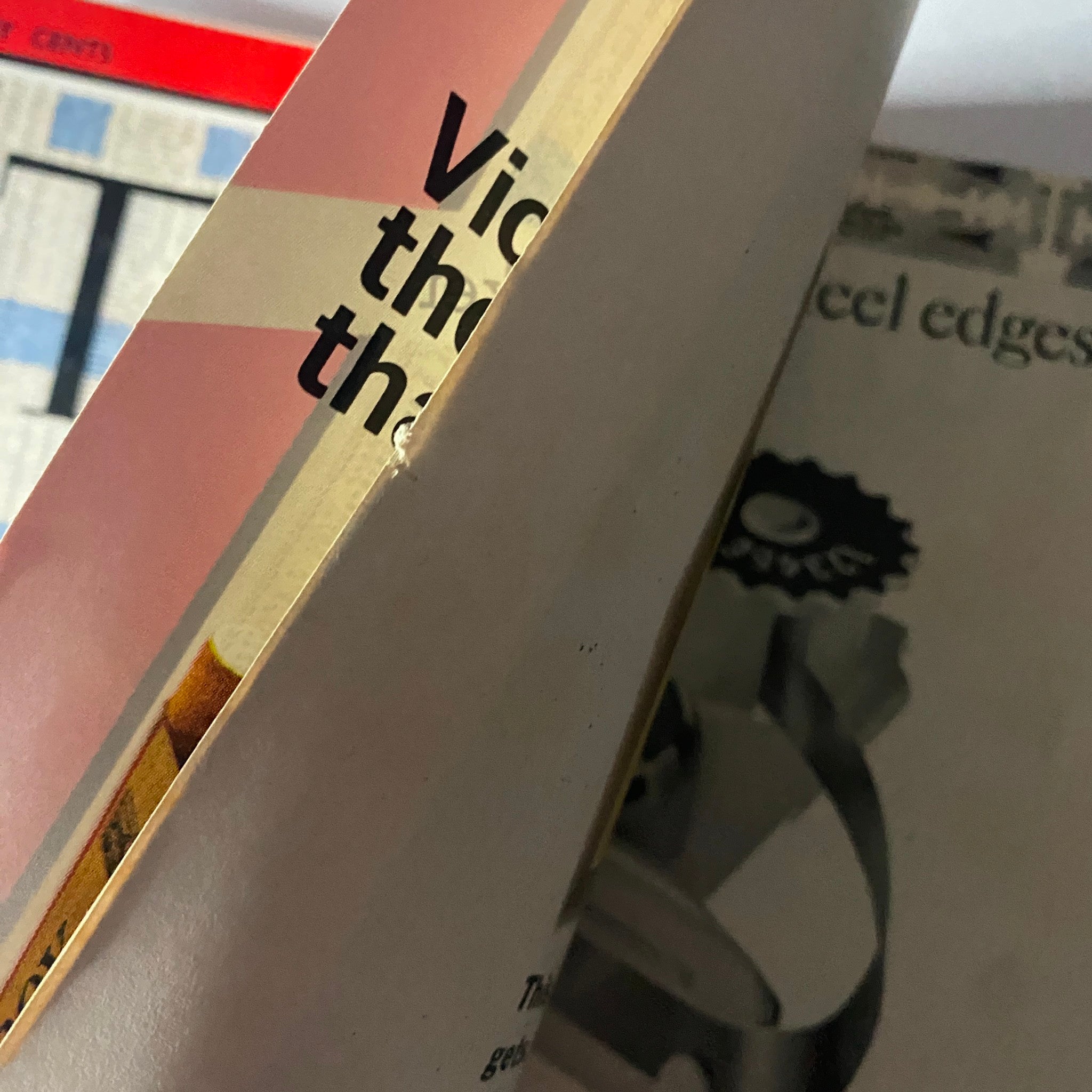 Side view of Time Magazine dated August 19, 1966, showcasing its vintage spine and edge details.