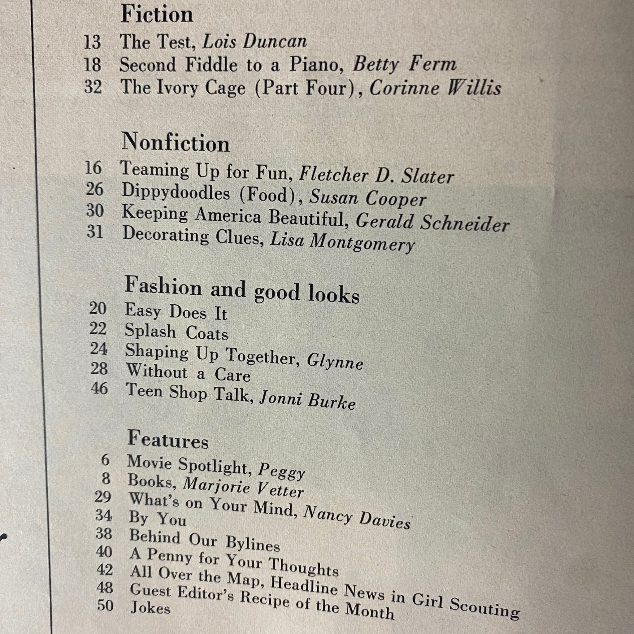 American Girl Magazine April 1966 Make-Ahead Party Dips