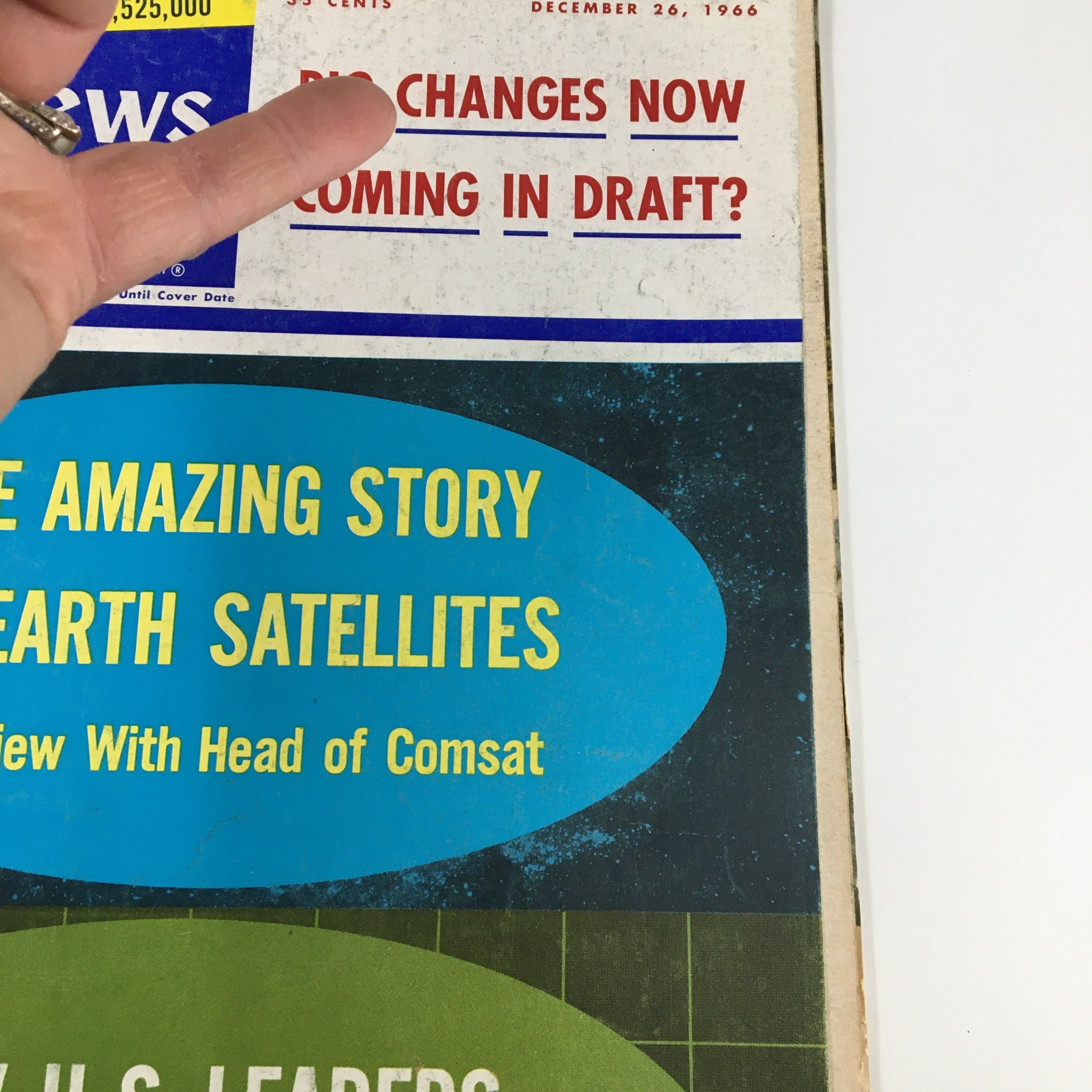 US News & World Report Magazine December 26 1966 Amazing Story of Earth Satelite