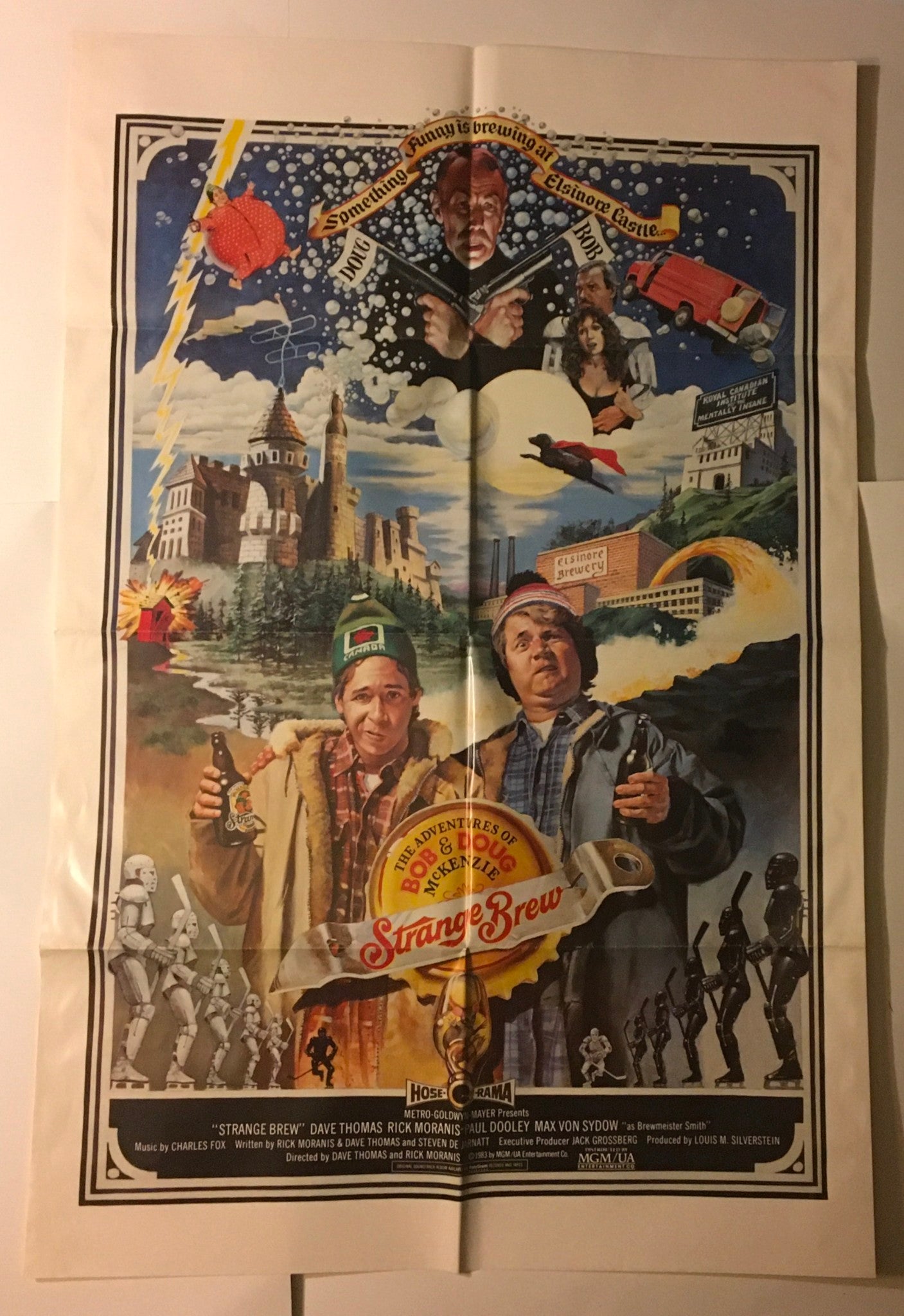 The Adventures of Bob & Doug McKenzie Strange Brew 41"x27" Original Movie Poster