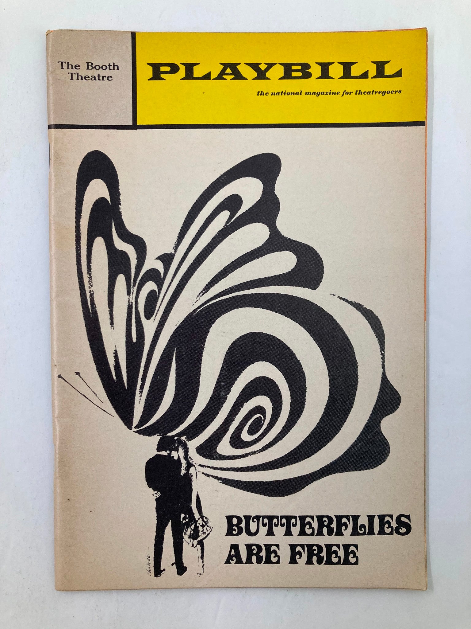 1969 Playbill The Booth Theatre Keir Dullea in Butterflies Are Free