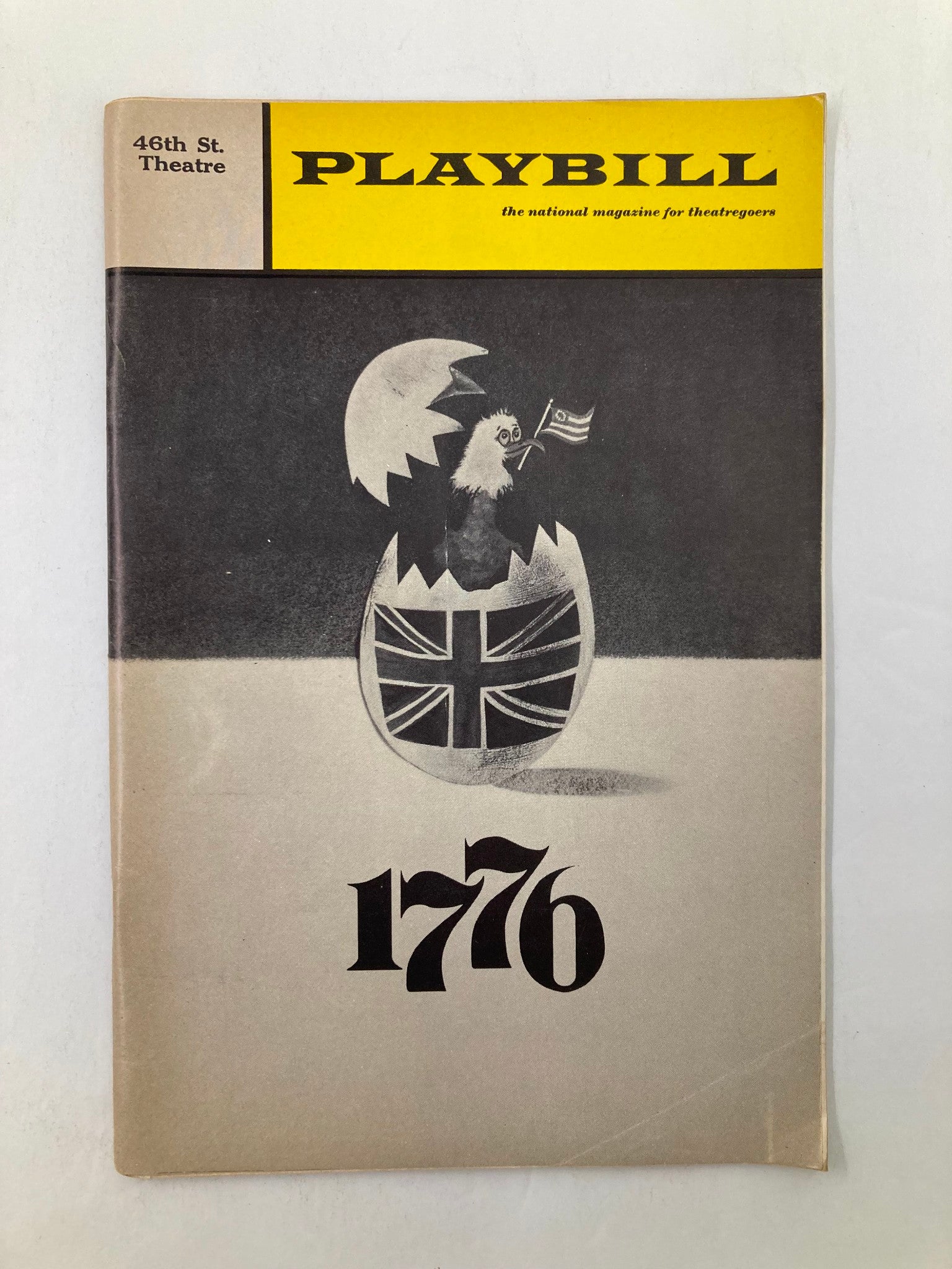 1970 Playbill 46th Street Theatre David Cryer, Roy Poole in 1776