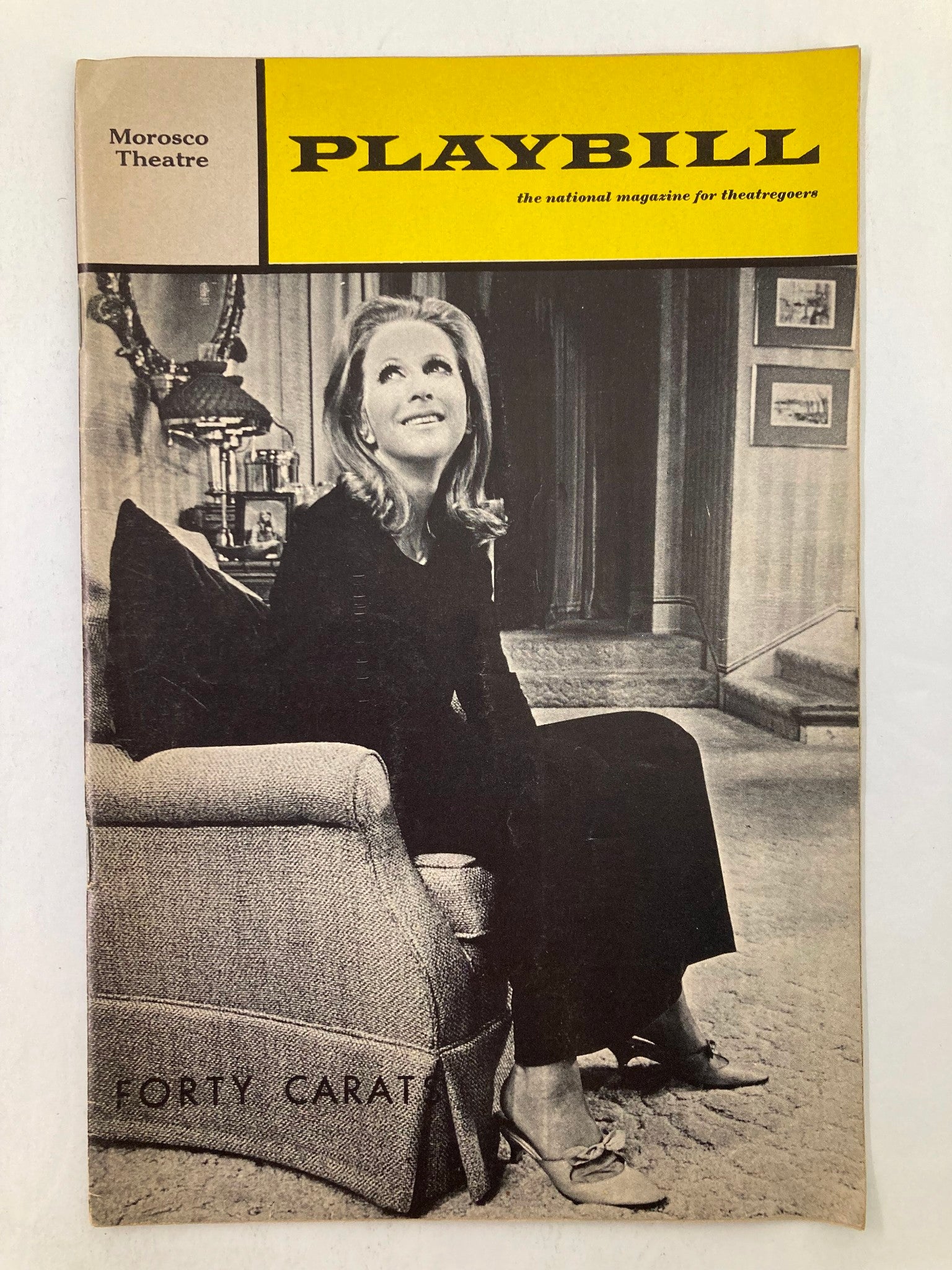 1969 Playbill The Morosco Theatre Julie Harris, Murray Hamilton in Forty Carats