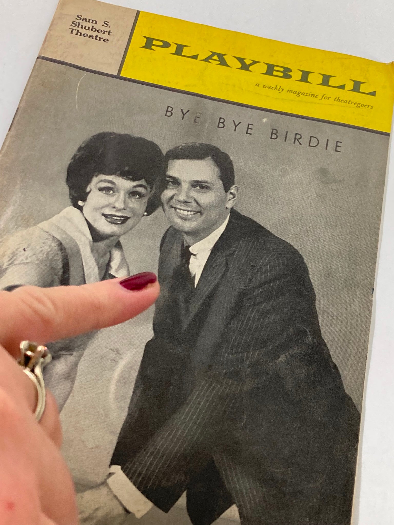 1961 Playbill Sam S. Shubert Theatre Gretchen Wyler in Bye Bye Birdie