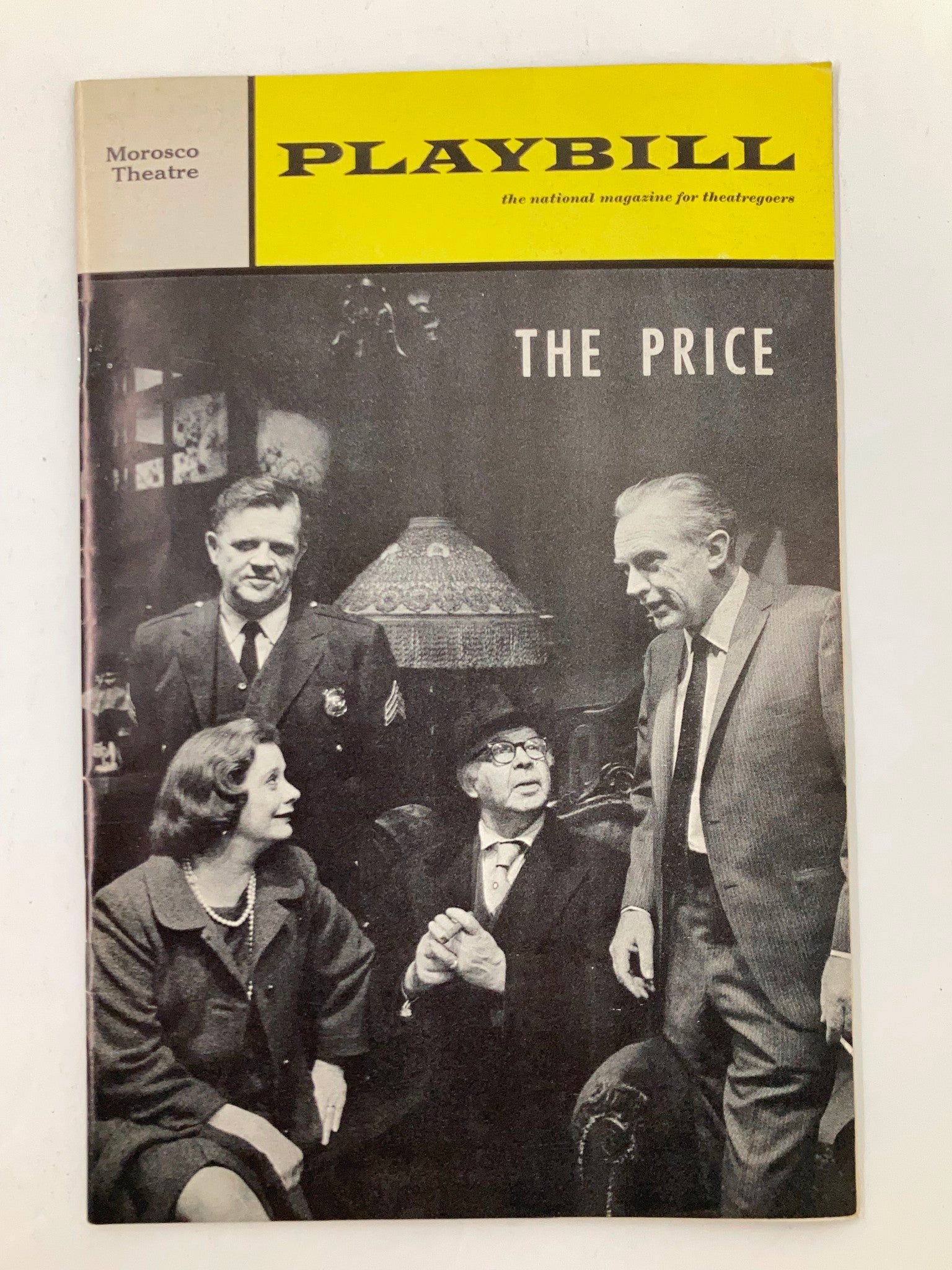 1968 Playbill The Morosco Theatre Arthur Kennedy, Kate Reid in The Price