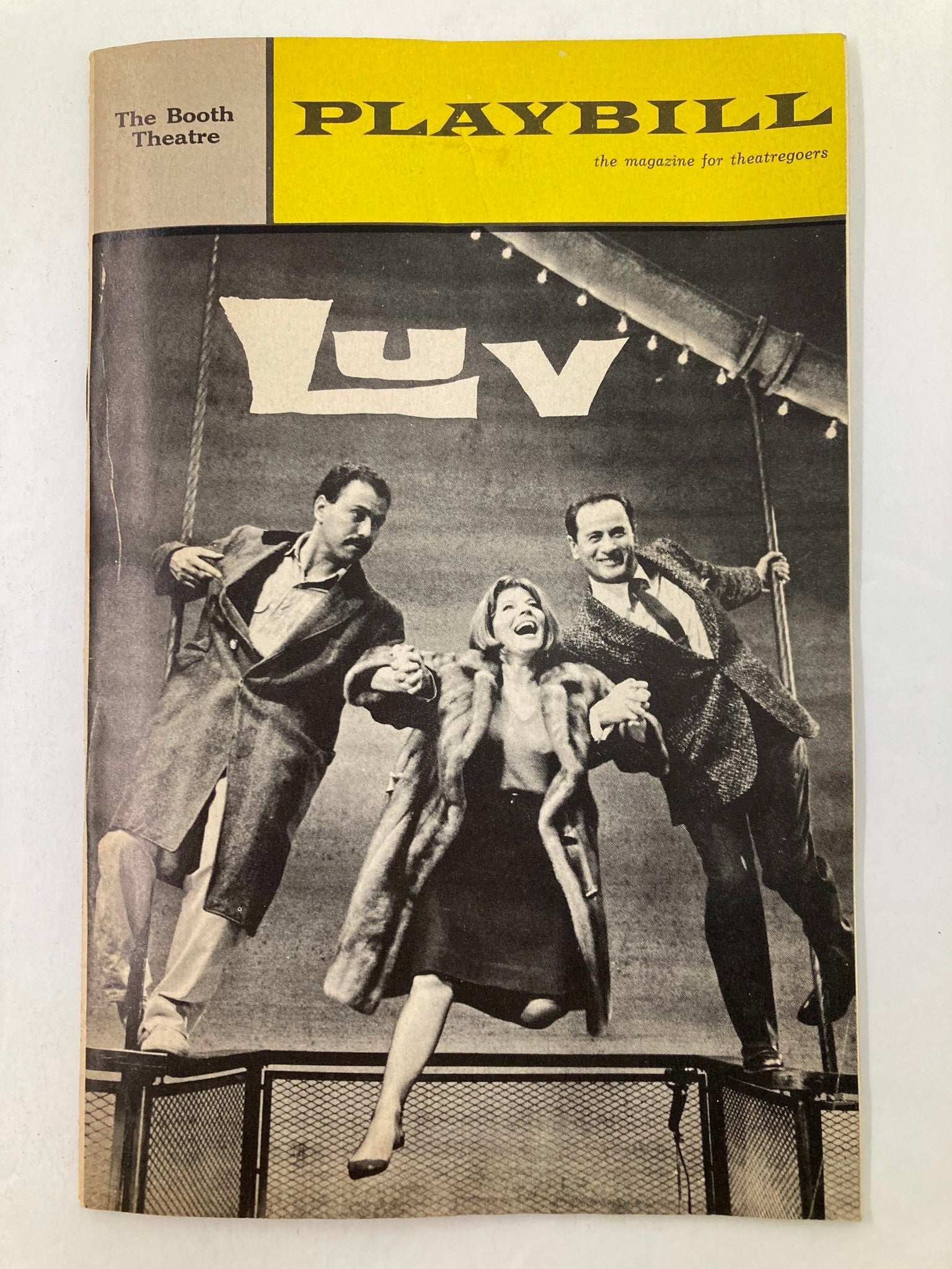 1965 Playbill The Booth Theatre Eli Wallach, Anne Jackson in Luv A New Comedy