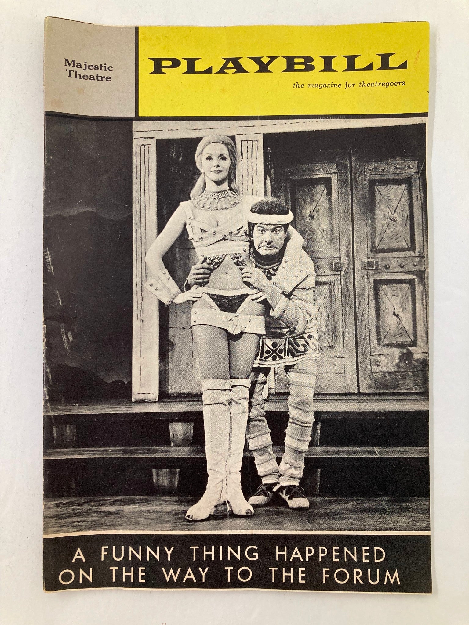 1964 Playbill Majetic Theatre A Funny Thing Happened On The Way To The Forum