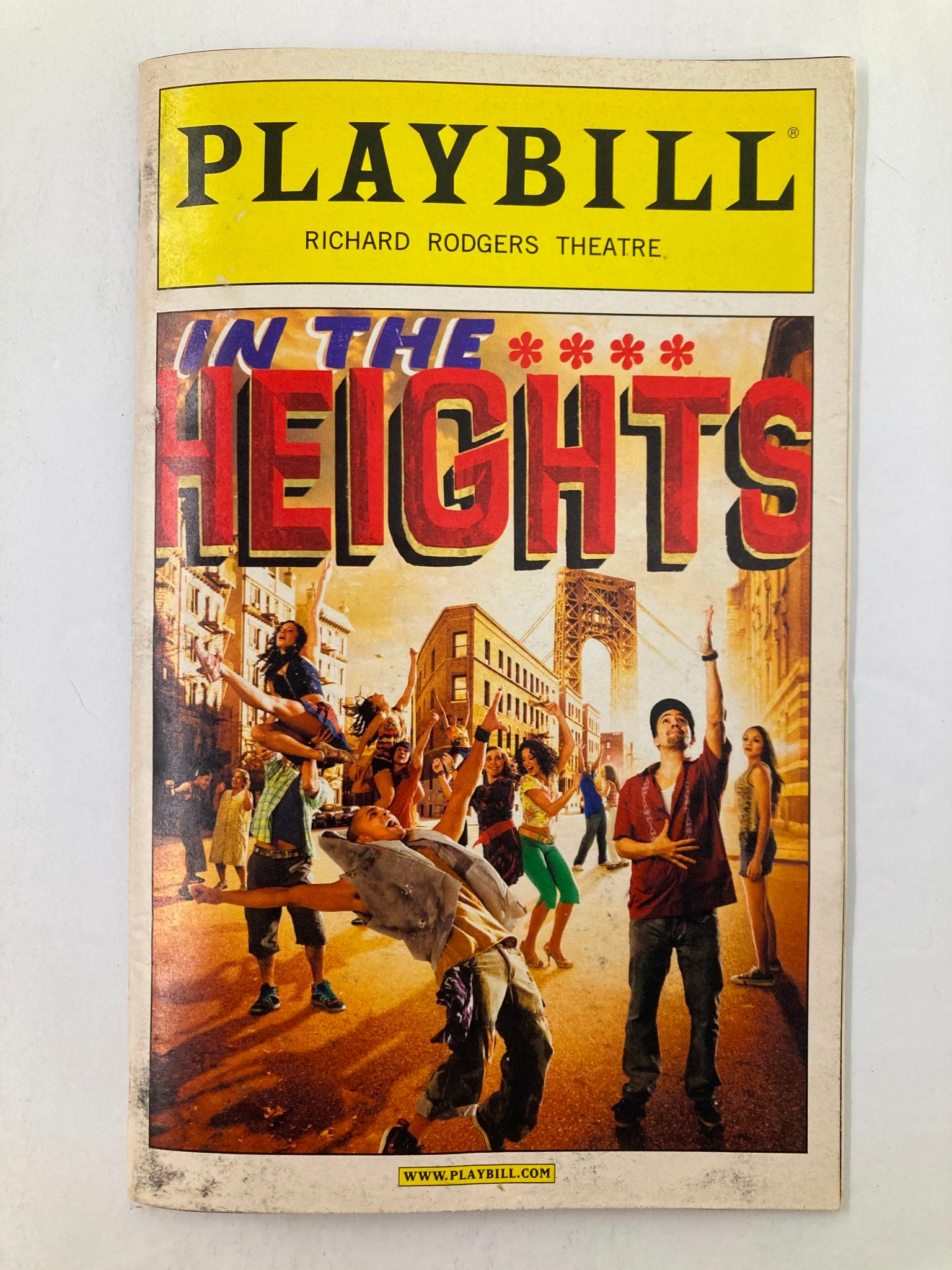 July 2008 Playbill Richard Rodgers Theatre Kevin McCollum in In The Heights