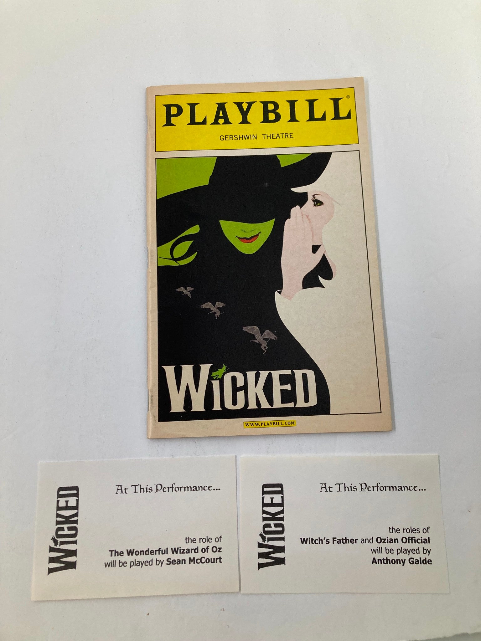 2004 Vol 120 #8 Playbill Gershwin Theatre Idina Menzel in Wicked