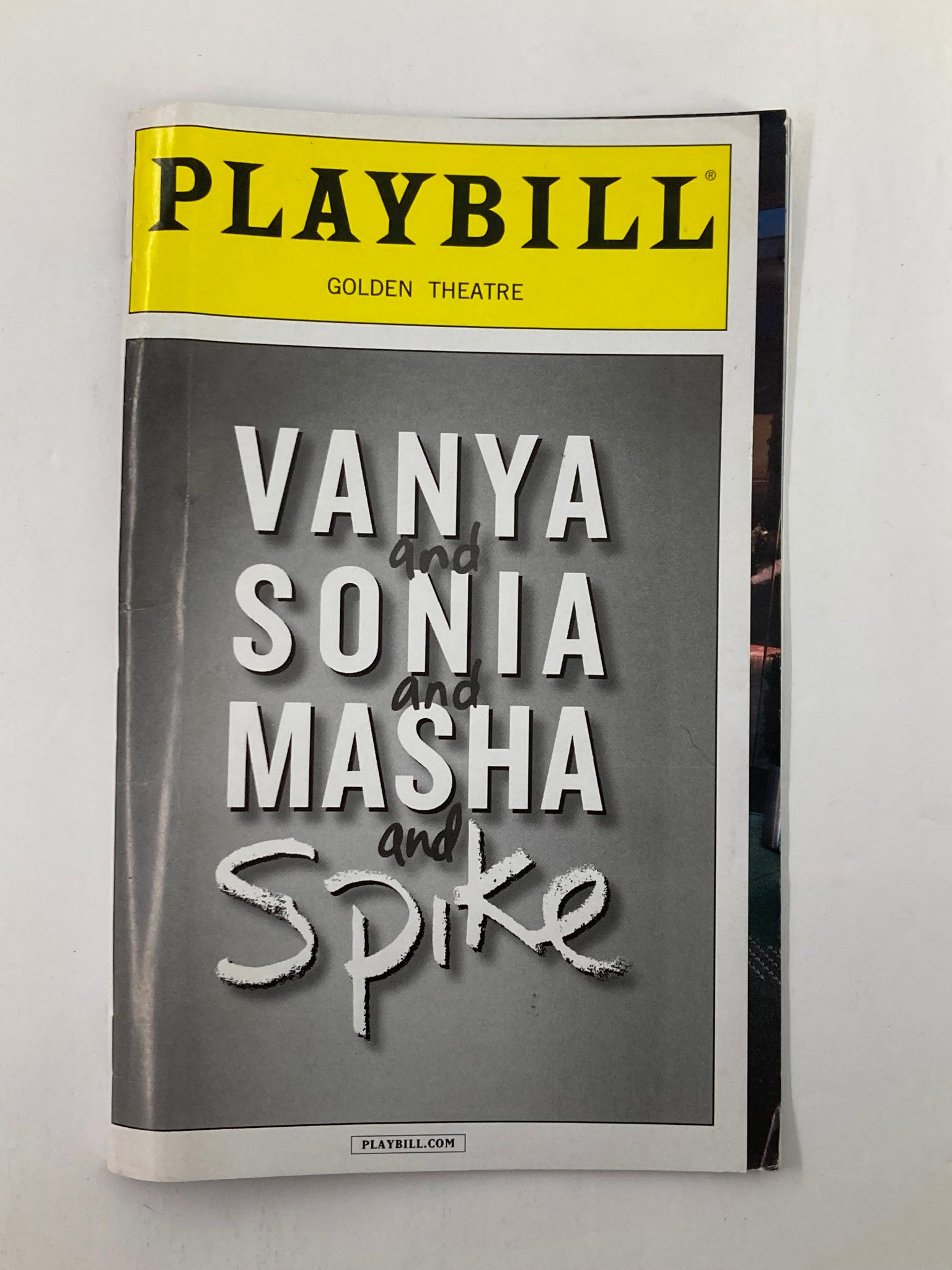 2013 Playbill Golden Theatre Julie White in Vanya and Sonia and Masha and Spike