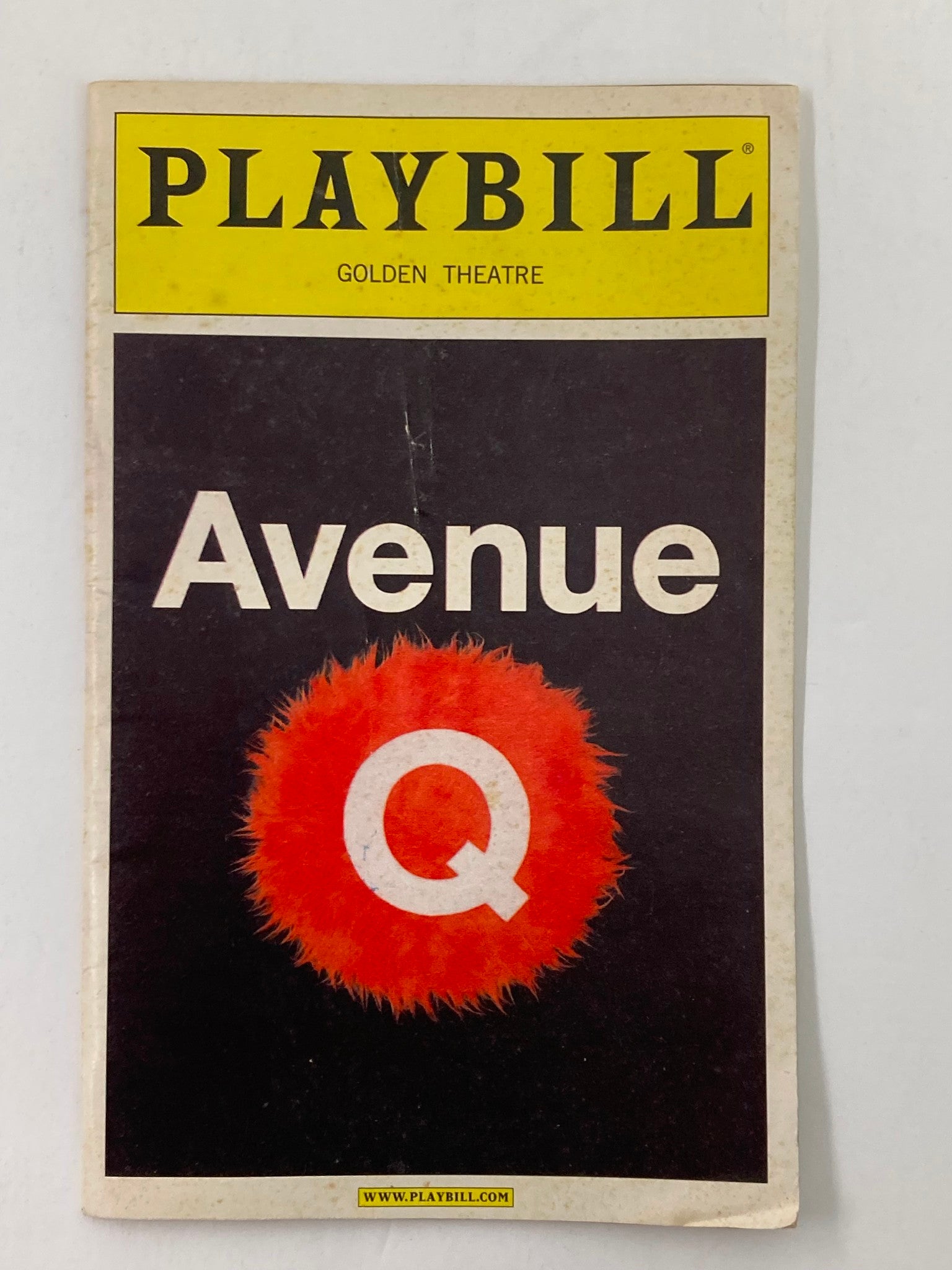 2003 Playbill Golden Theatre Jennifer Barnhart, John Tartaglia in Avenue Q