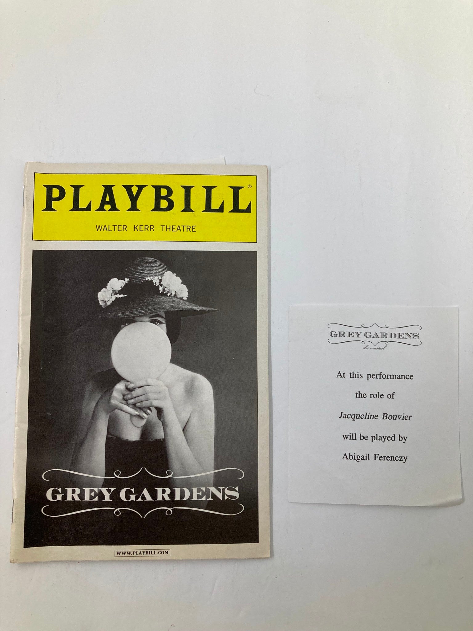 2007 Playbill Walter Kerr Theatre Christine Ebersole in Grey Gardens