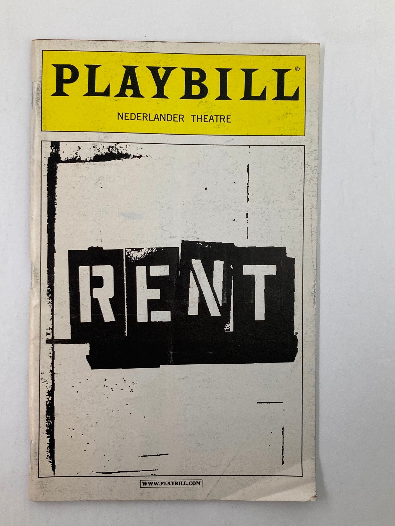 2003 Playbill Nederlander Theatre Mayumi Ando & Matt Caplan in Rent