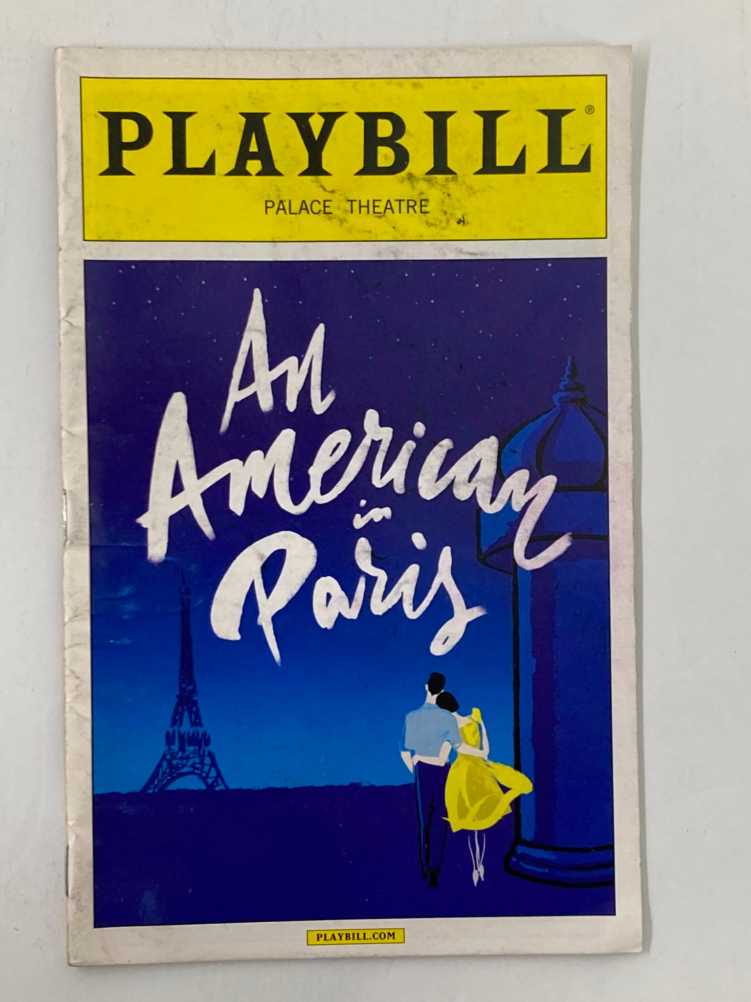 2015 Playbill Palace Theatre Robert Fairchild in An American in Paris