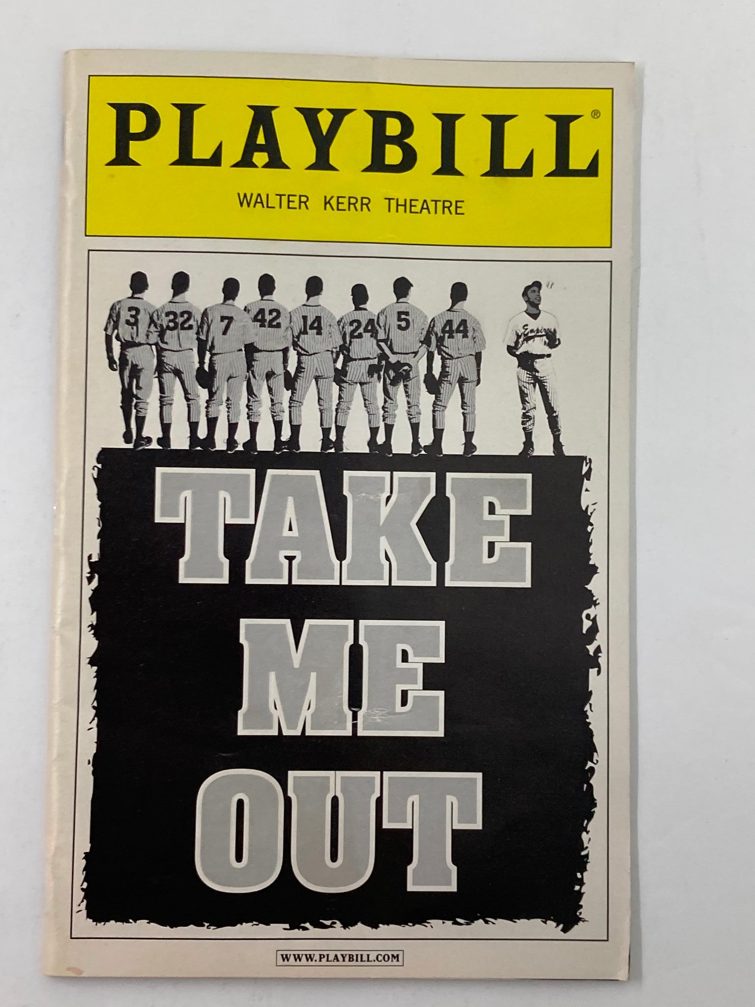 2003 Playbill Walter Kerr Theatre Frederick Walter in Take Me Out