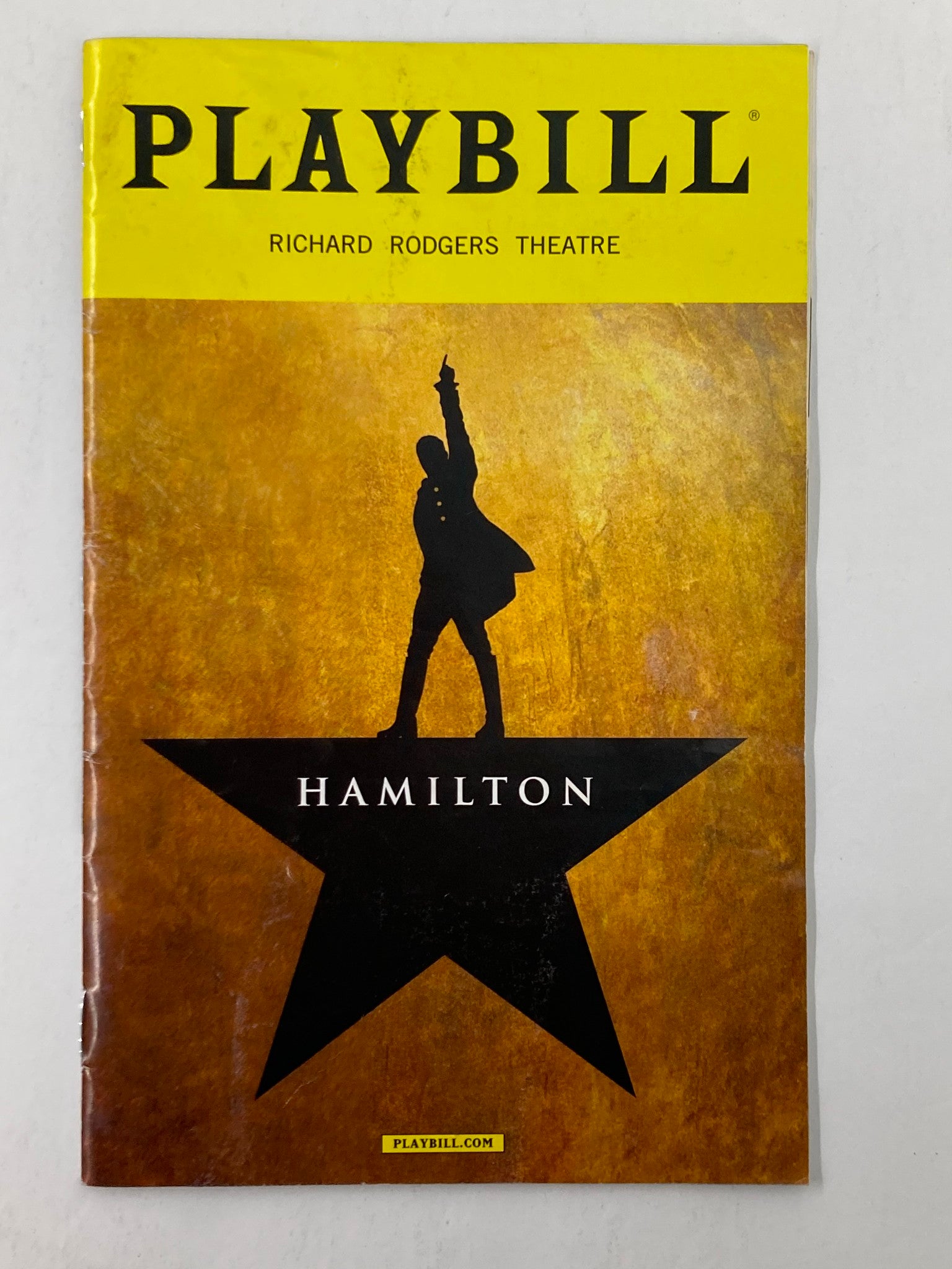 2018 Playbill Richard Rodgers Theatre Daniel Breaker, Lexi Lawson in Hamilton